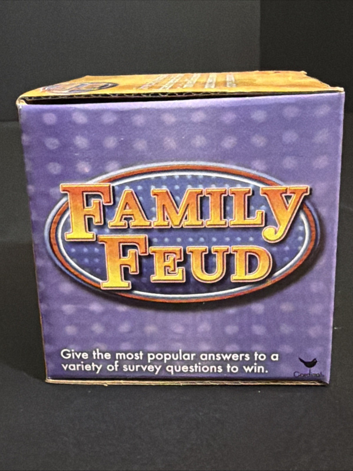 Cardinal Family Feud Boxed Card Game, 57 Cards, TV Game Show, Age 12+