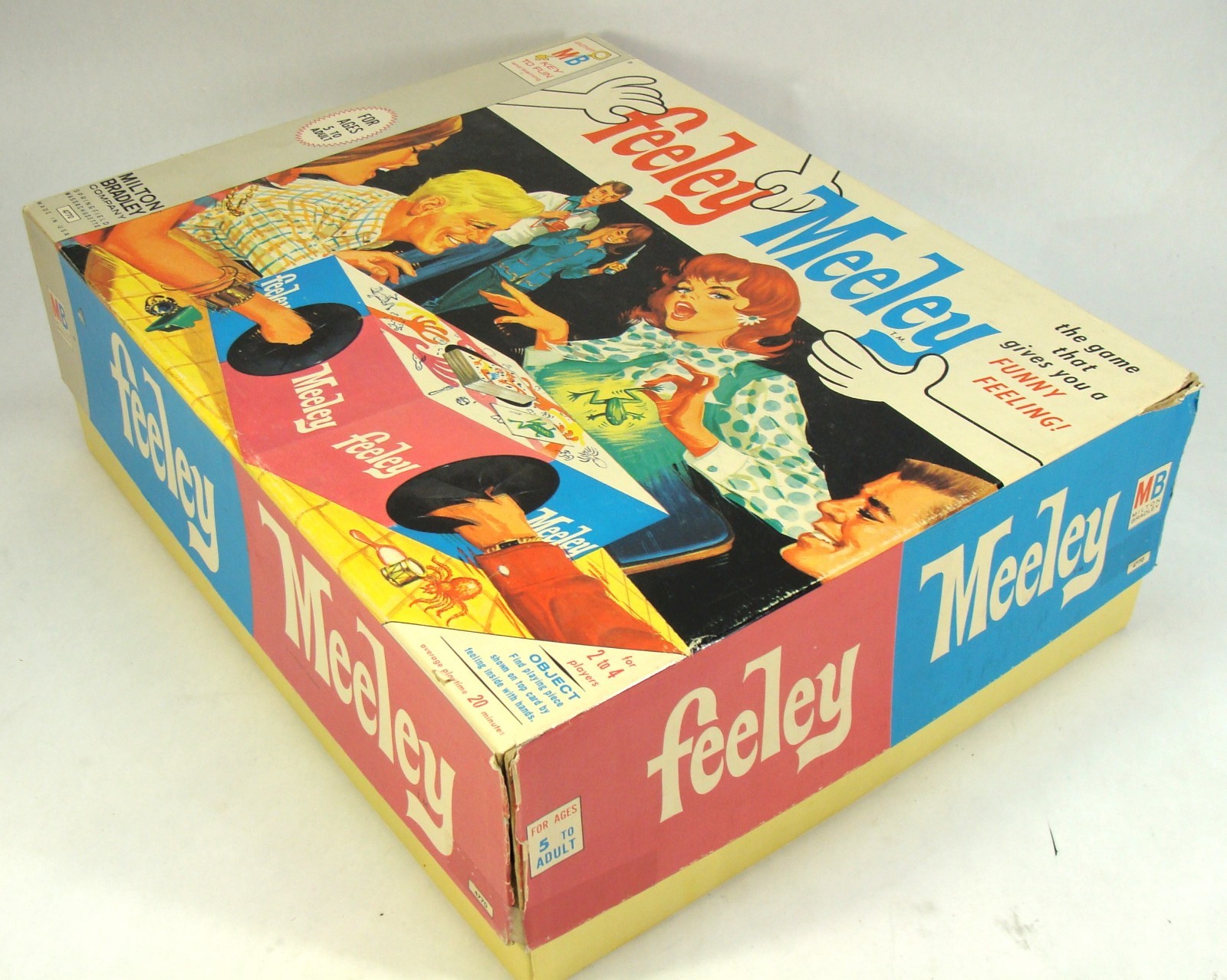 RARE VINTAGE 1967 MILTON BRADLEY FEELEY MEELEY GAME
