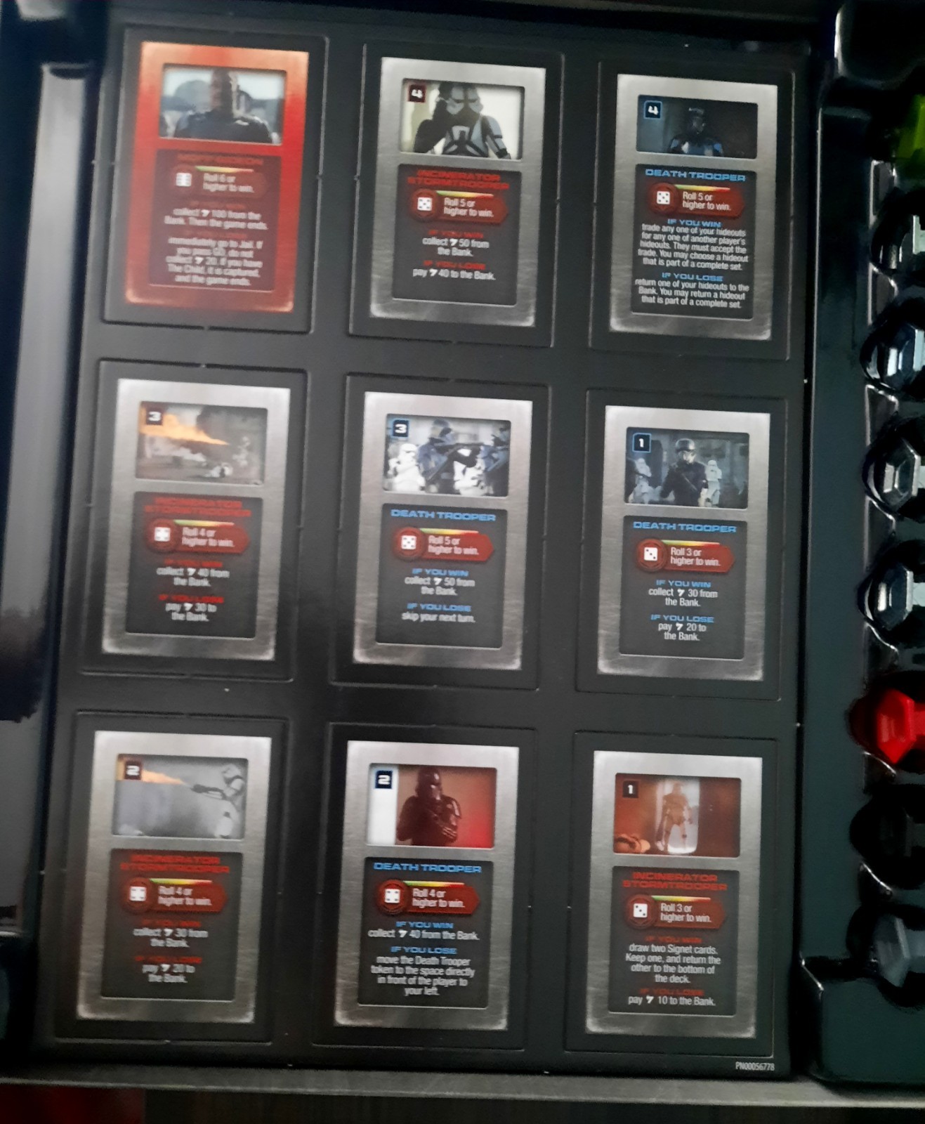 Monopoly Star Wars The Mandalorian Grogu Edition Board Game NO Figure Hasbro