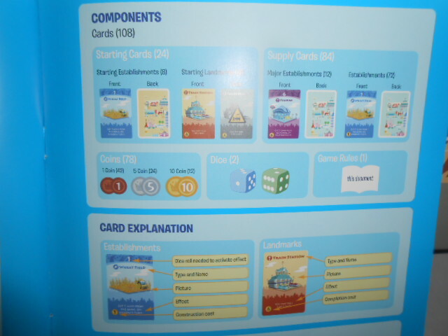 Machi Koro, The Dice Rolling, City Building Board Game! Easy To Play!