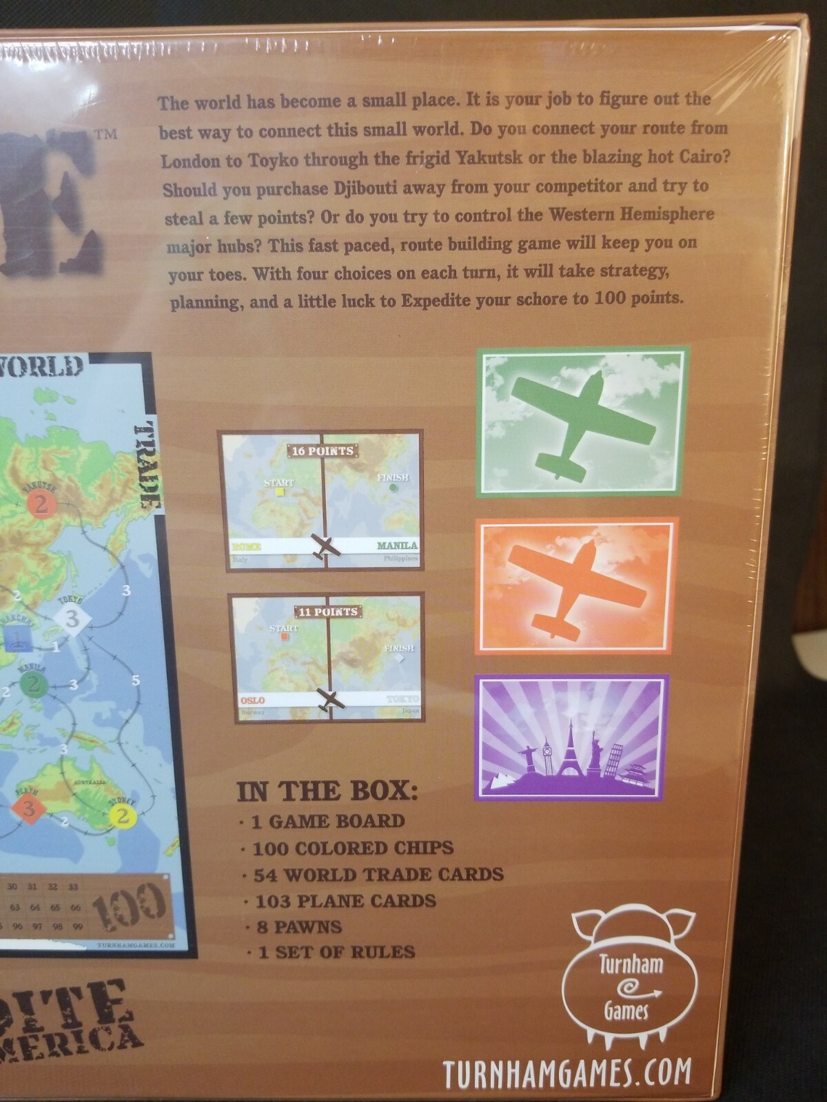 Expedite: World Trade Board Game North American Edition Turnham Games Sealed **