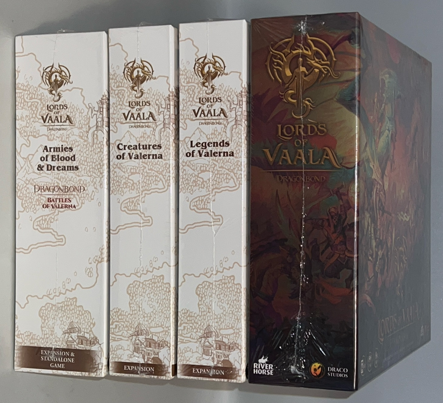 Draco Studios Dragonbond – Lords of Vaala With 3 Expansion – New/Sealed