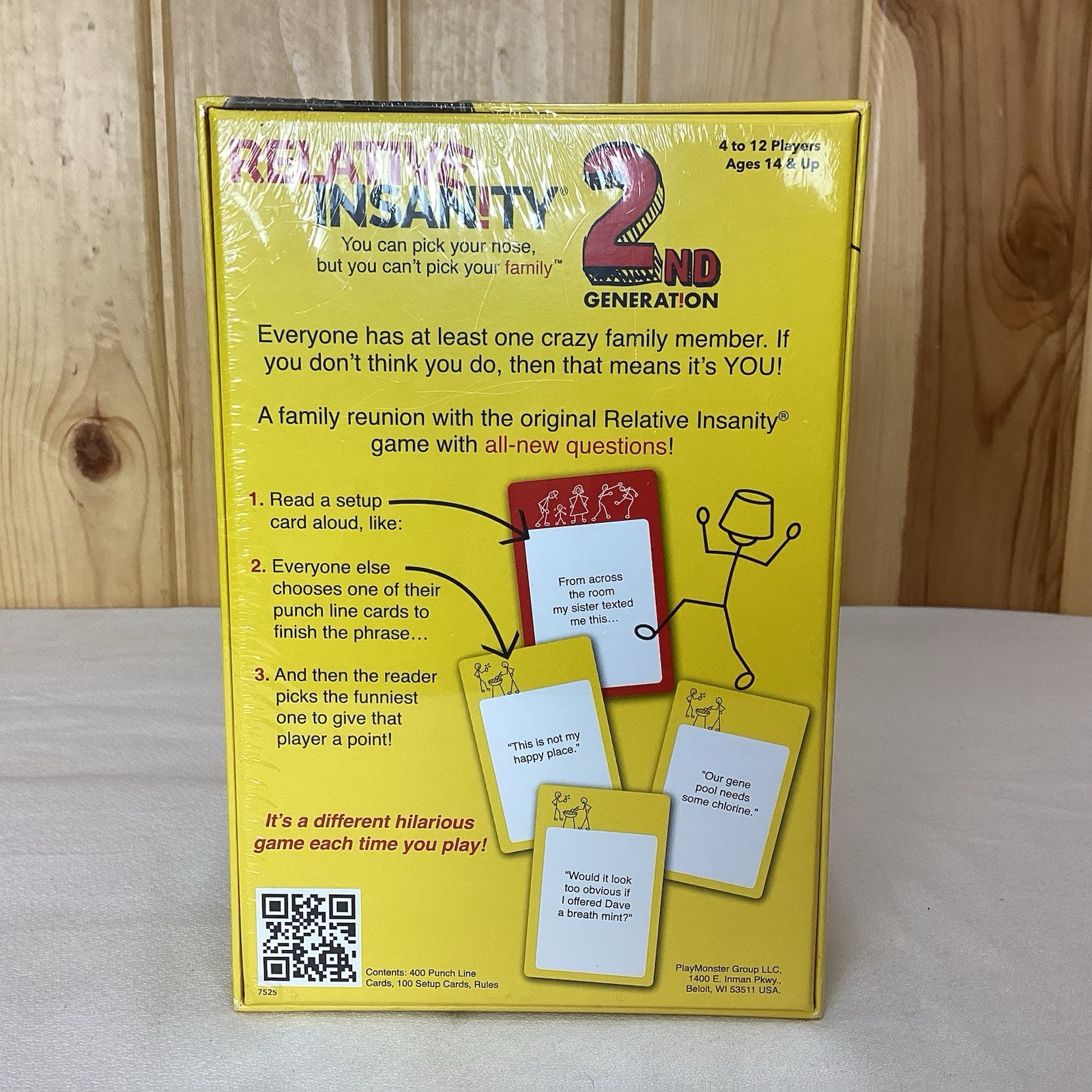 Relative Insanity 2nd Generation Game New In Sealed Box 2022 Play Monster