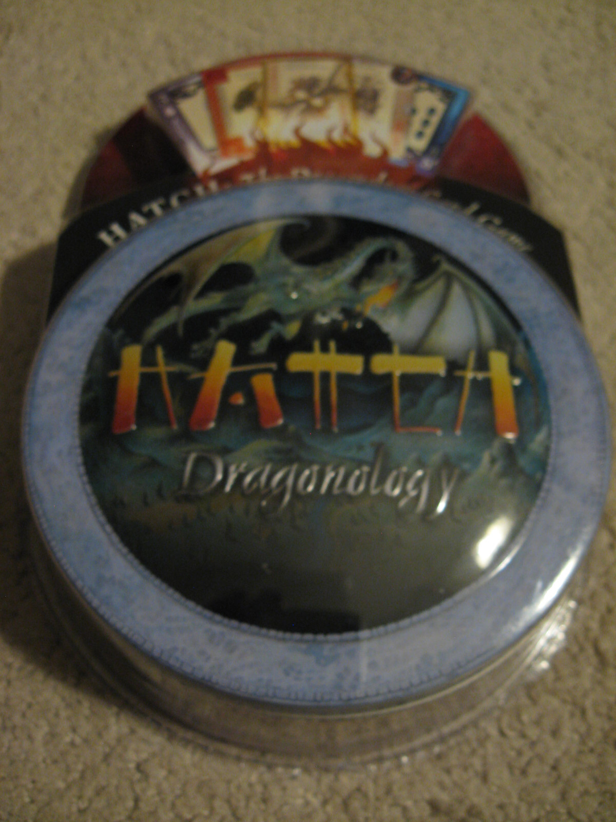 Sababa Toys Hatch Dragonology Tin Card Game 2006 Gems Dragon Species NEW SEALED