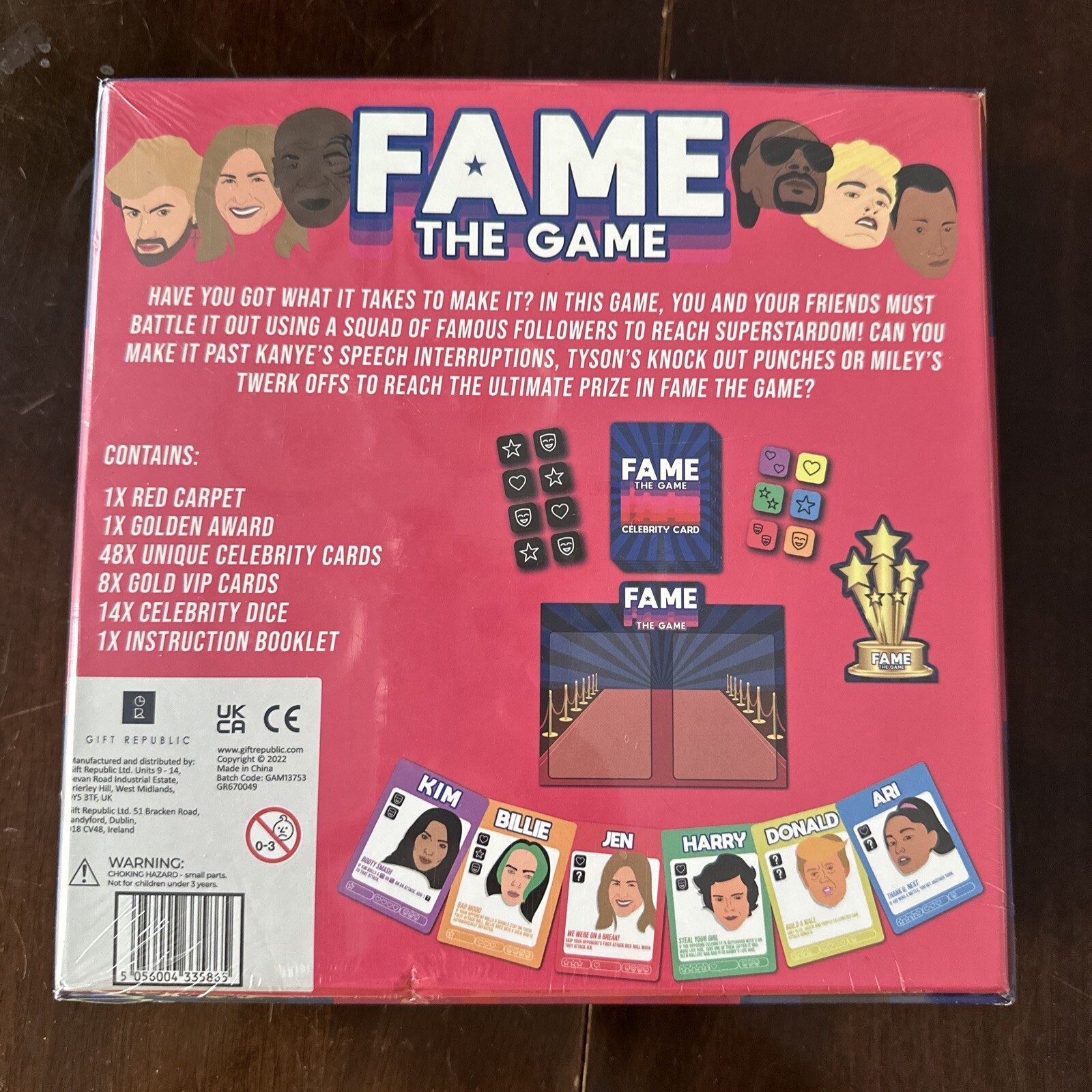 Fame The Game Family game 2-6 Players party BRAND NEW SEALED GAME