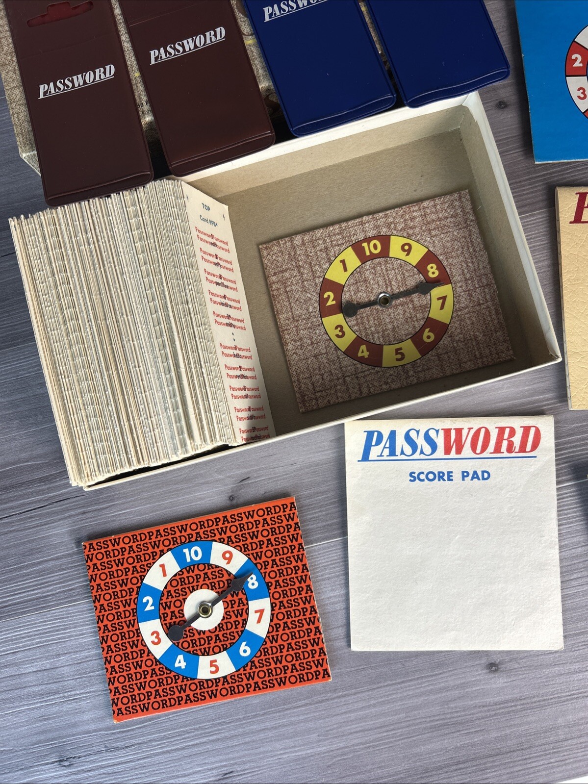 Vintage 1962 Password Game – First Edition – Milton Bradley # 4260 Complete