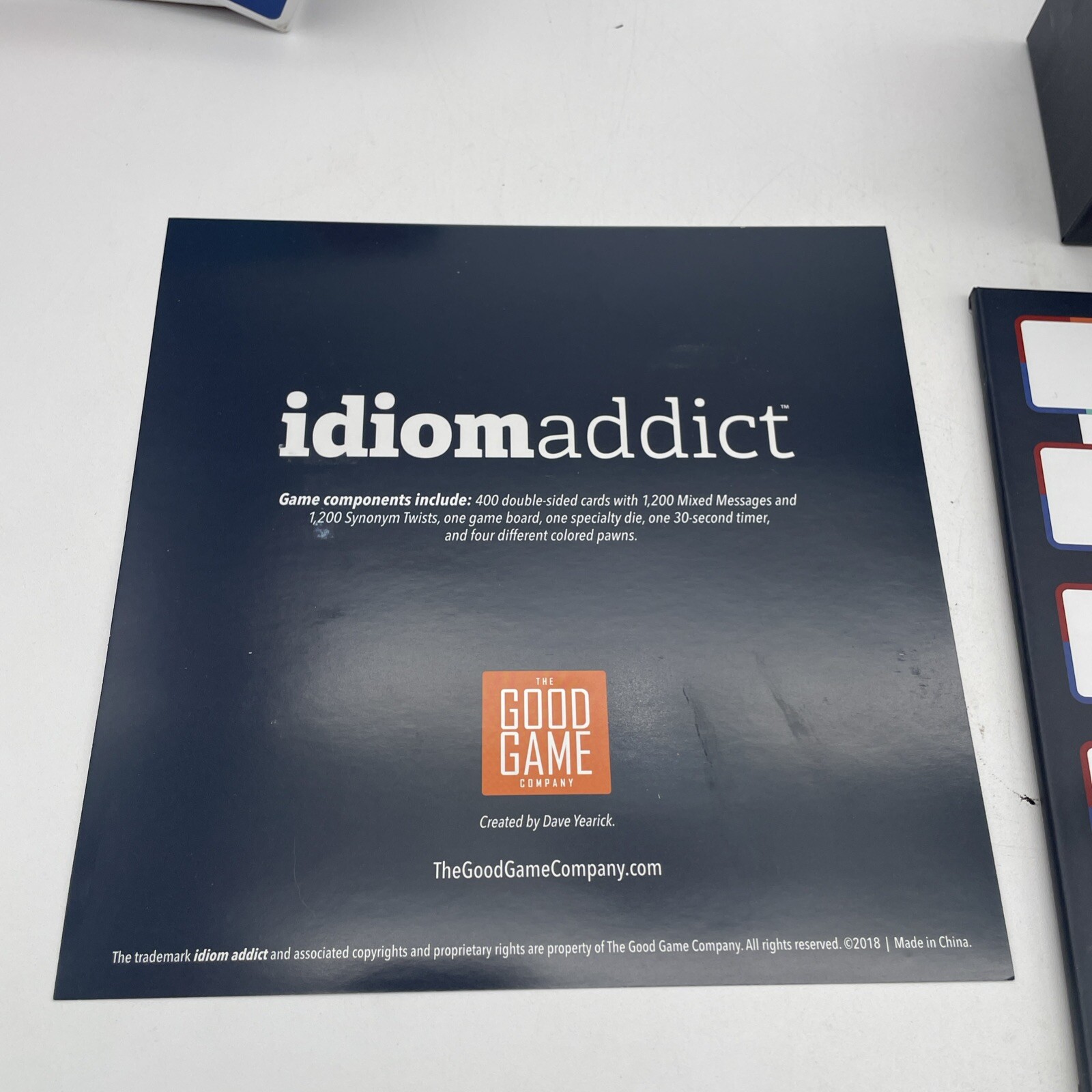 Idiomaddict Marbles Brain Workshop Board Game Pre-Owned In Excellent Condition
