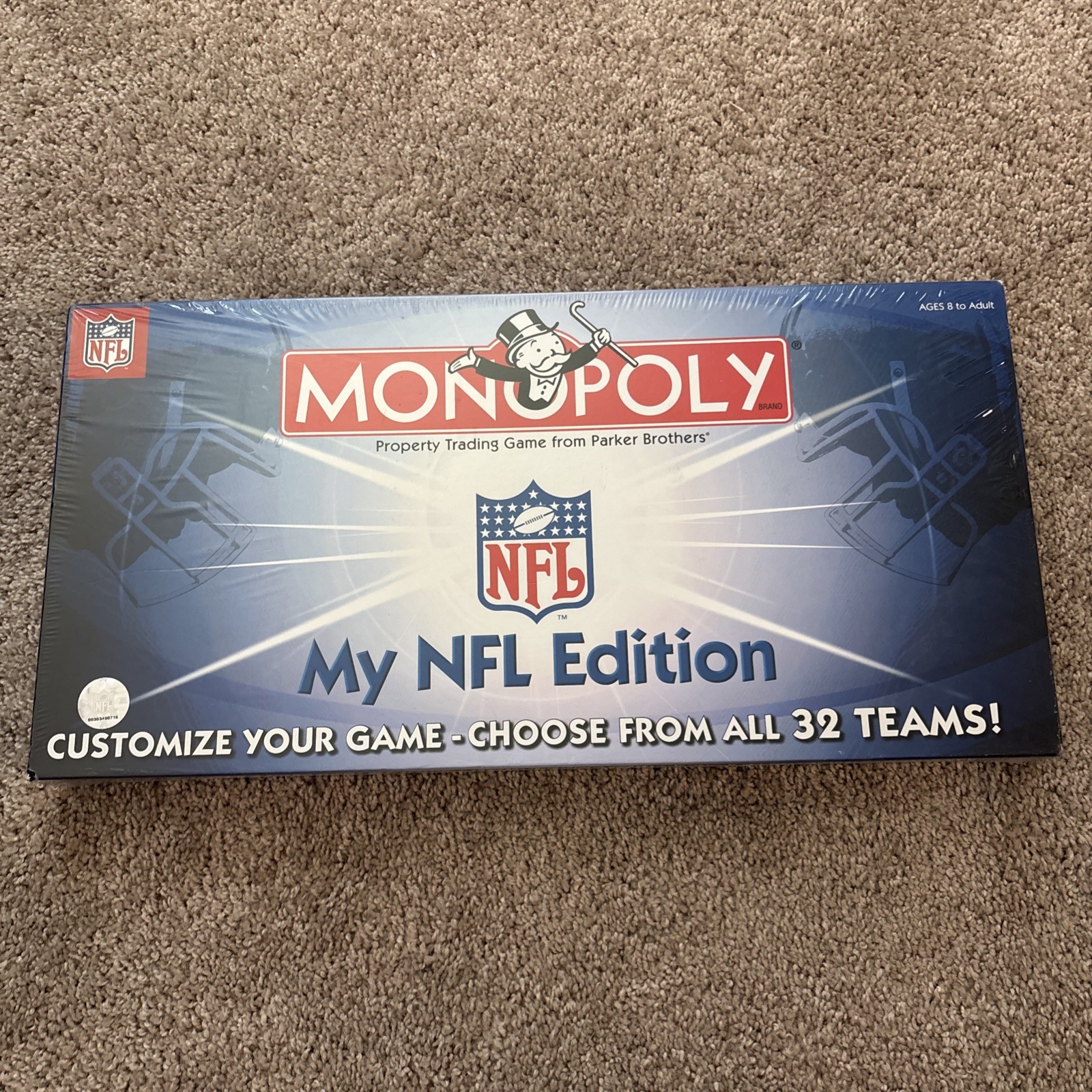 Monopoly My NFL Edition Game Football Hasbro Parker Brothers – Sealed Game