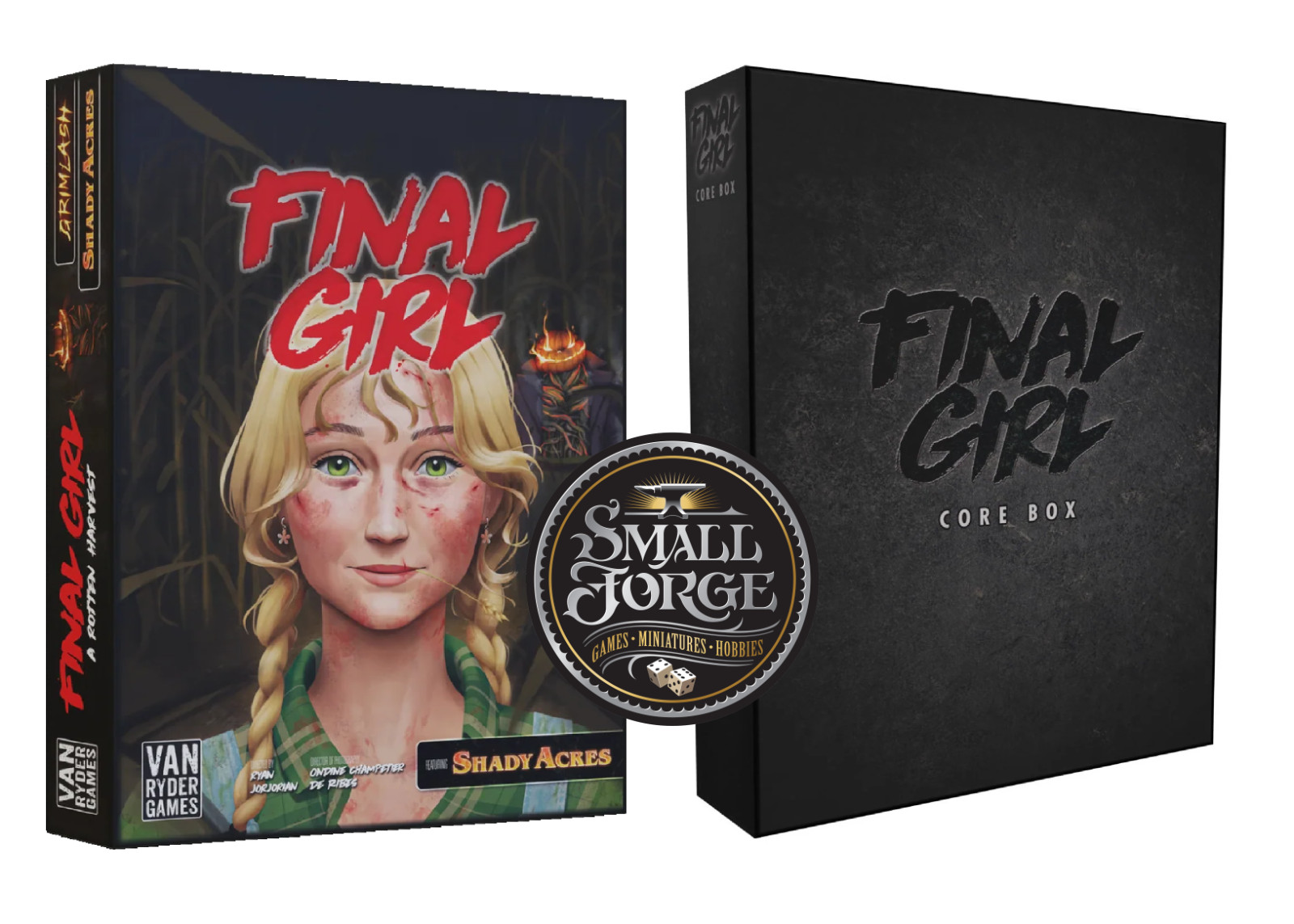 Final Girl: A Rotten Harvest & Core Box Set. FG017 & FG000. Single Player Game