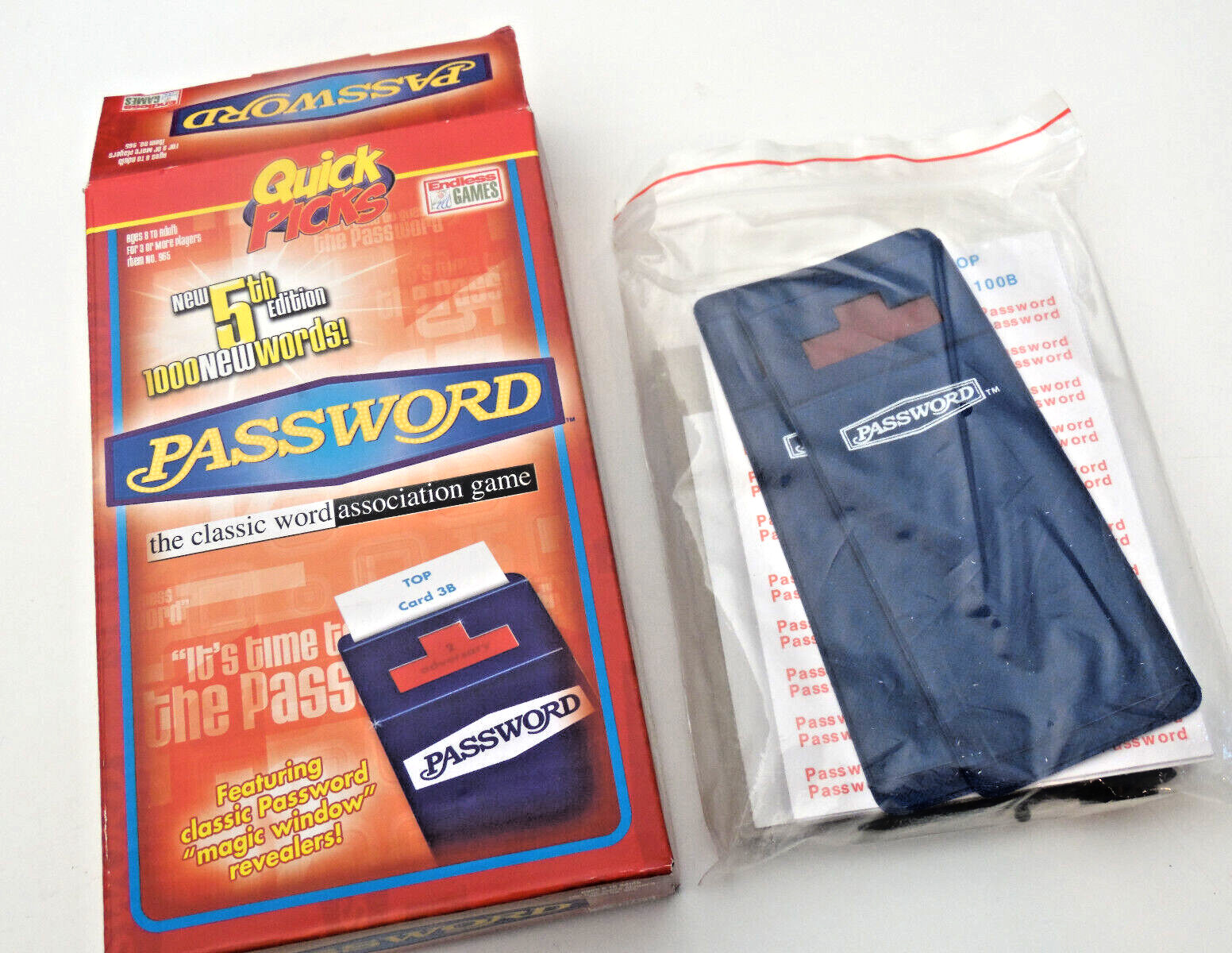 PASSWORD Endless Games 2008 Quick Picks 5th Edition — New in Box