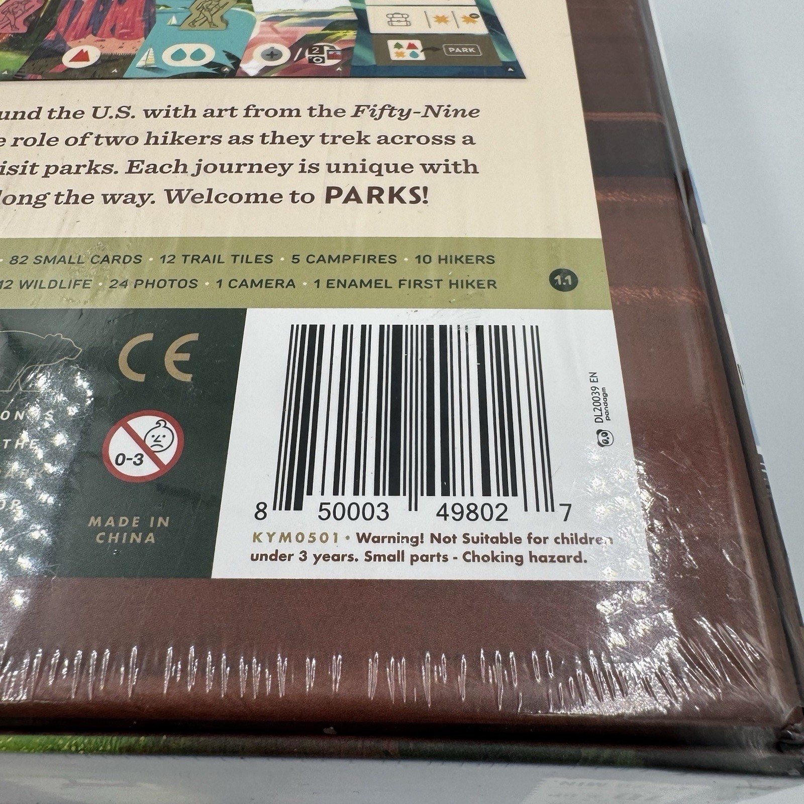 Keymaster Games Parks Board Game Sealed KYM0501