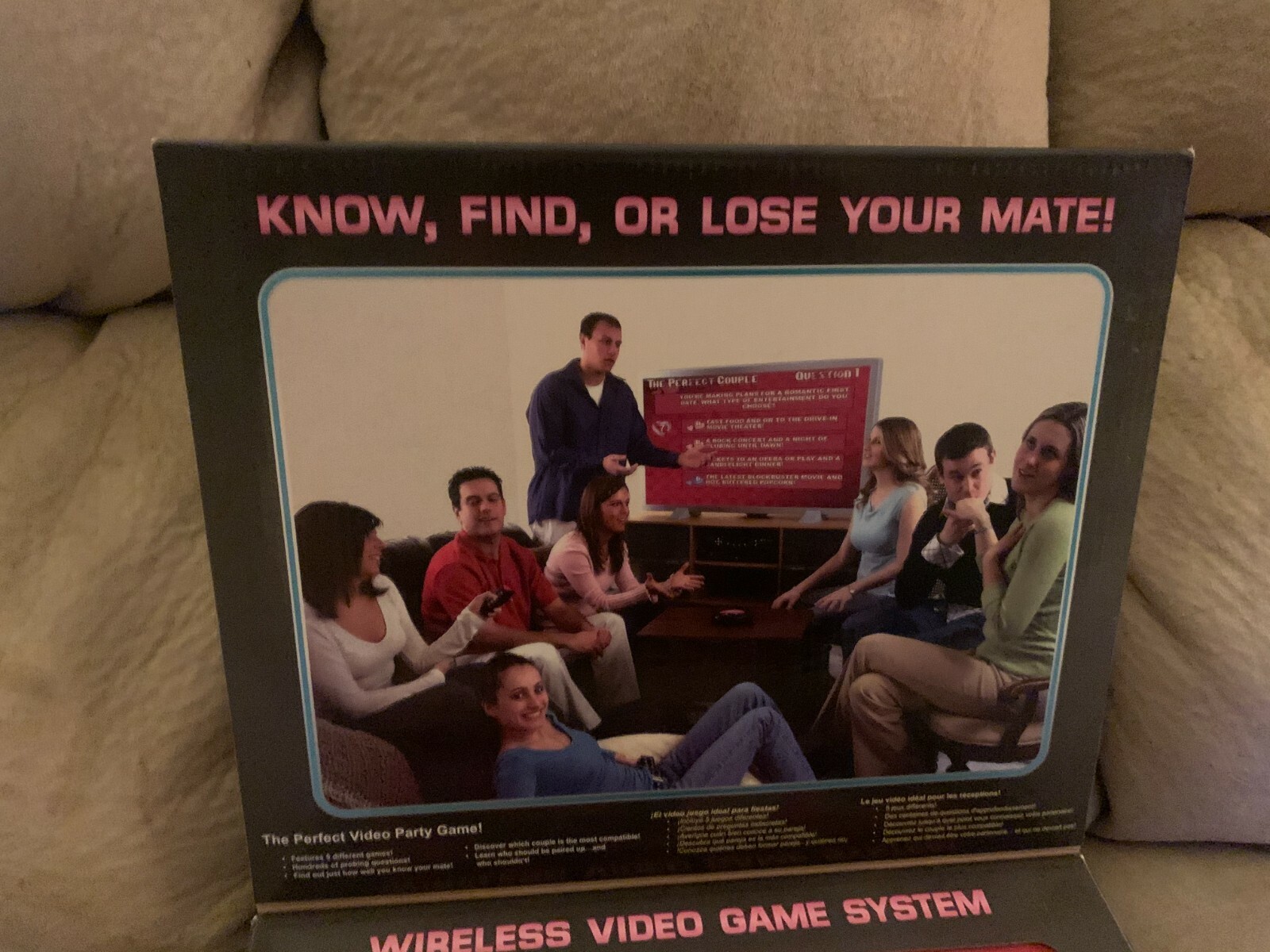 The Perfect Mate Wireless Video Game TV Plug In NEW In Box 2005 Up To 8 Players
