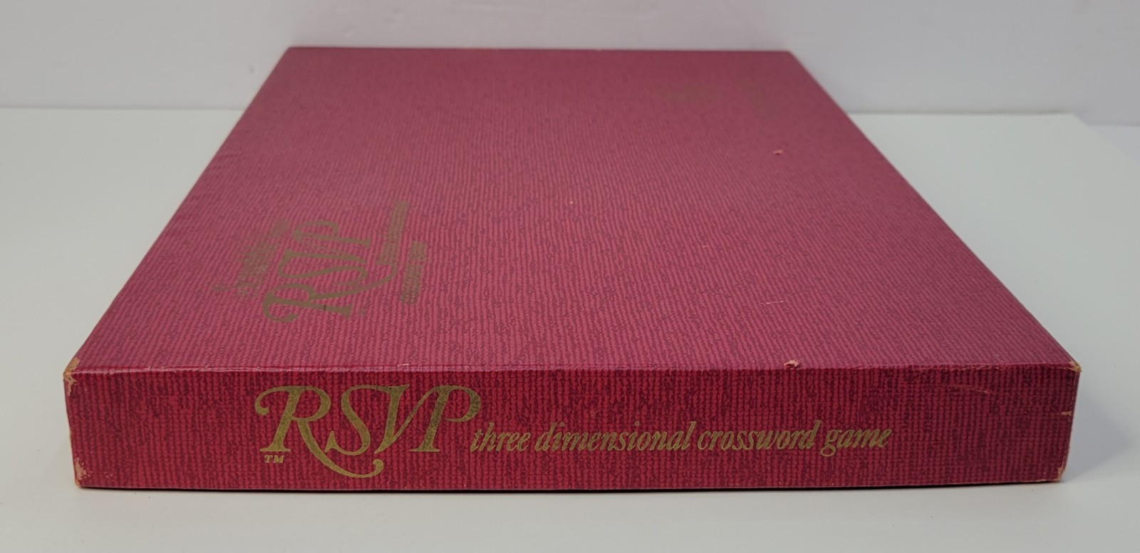 1966 Selchow & Righter Co Scrabble Brand RSVP 3D Crossword Game Complete