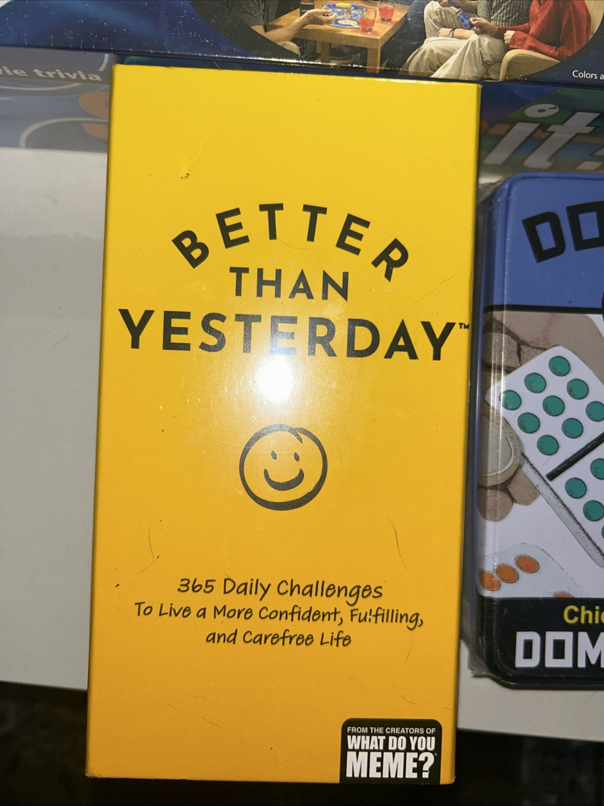 Family Games,Scene It,Better Than Yesterday And Double 9 Chicken Foot Dominoes