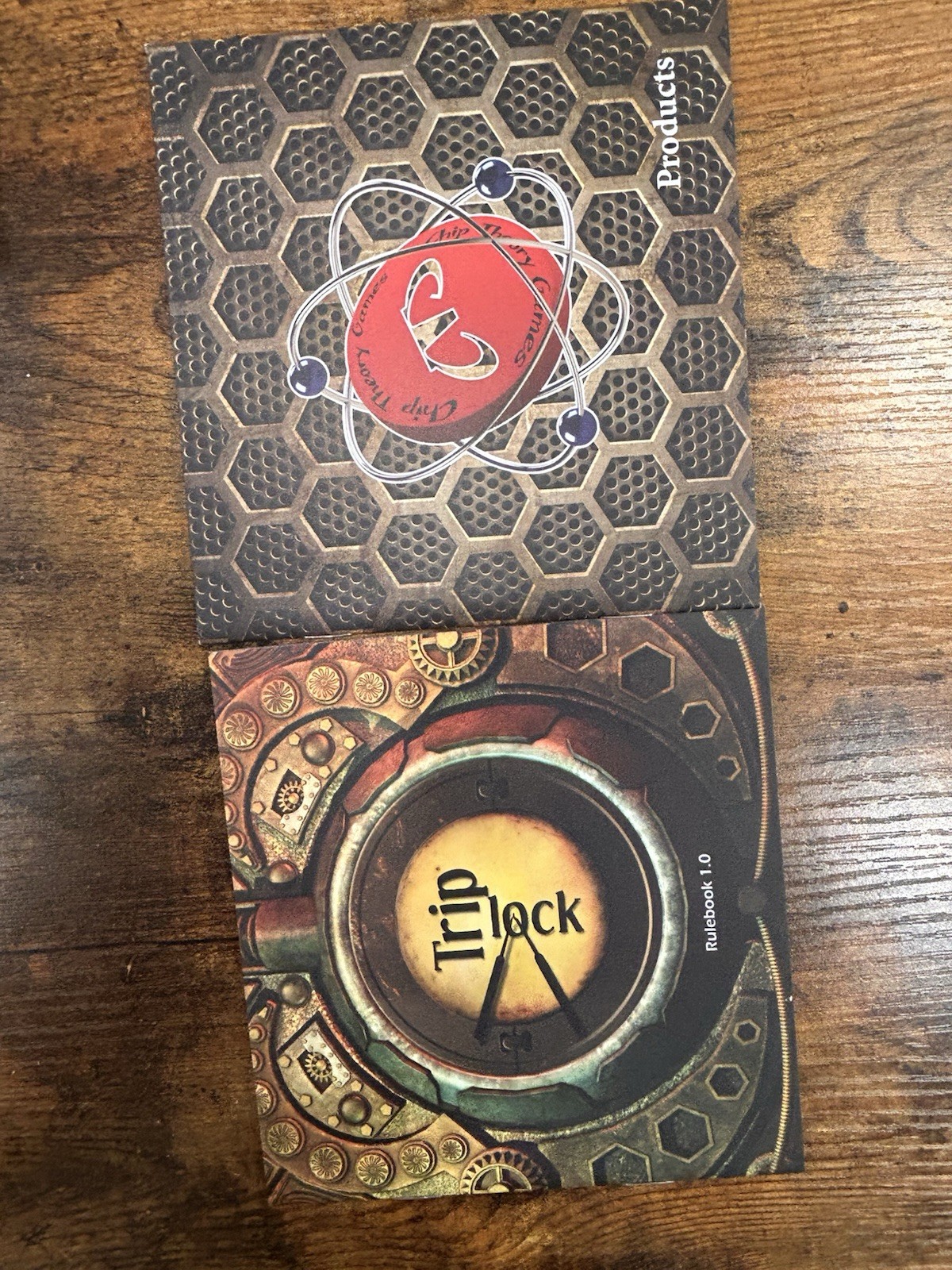Triplock A Game By Adam & Josh Carlson Chip Theory Games Complete Open Box NEW!