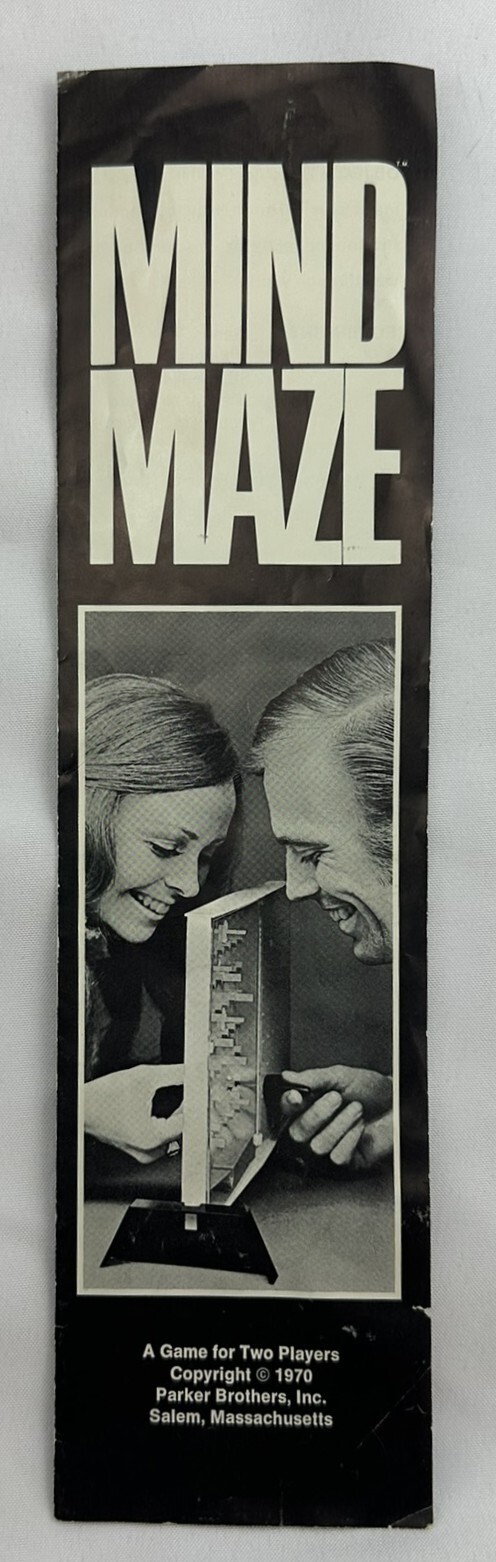 1970 Mind Maze Game by Parker Brothers Complete Great Condition FREE SHIPPING