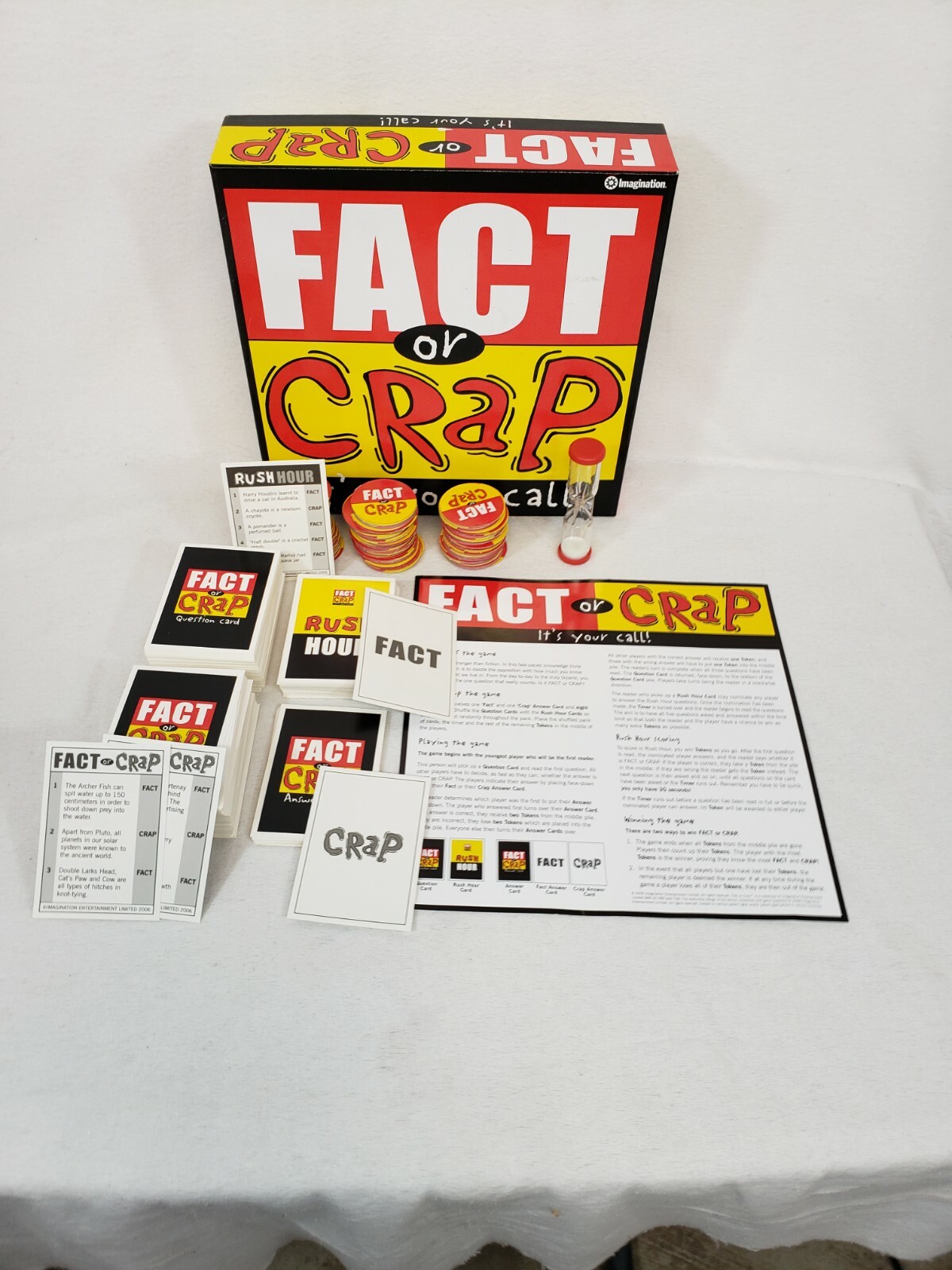 University Games Fact Or Crap Trivia Game Age 12 To Adult 3 – 8 Players