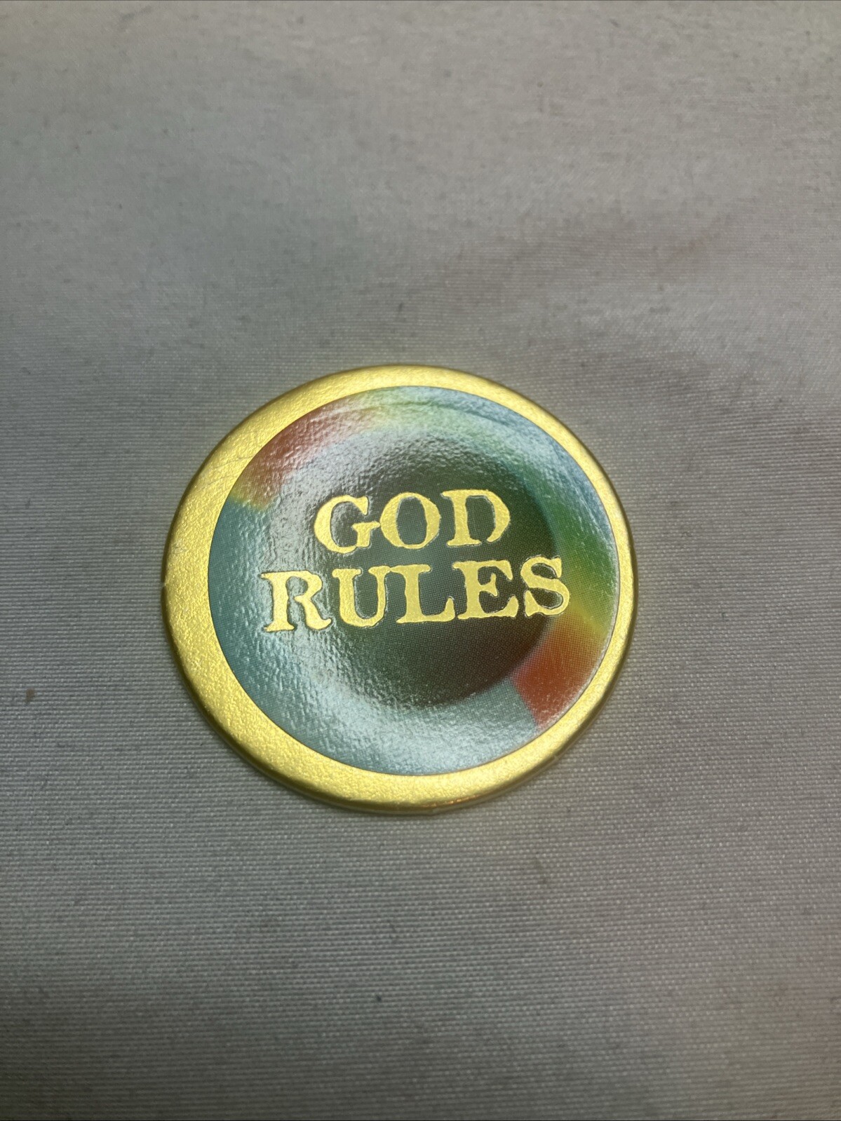 Vintage POGs Lot Of 30 Religious Christian Jesus Milk Caps w/Holder/Container