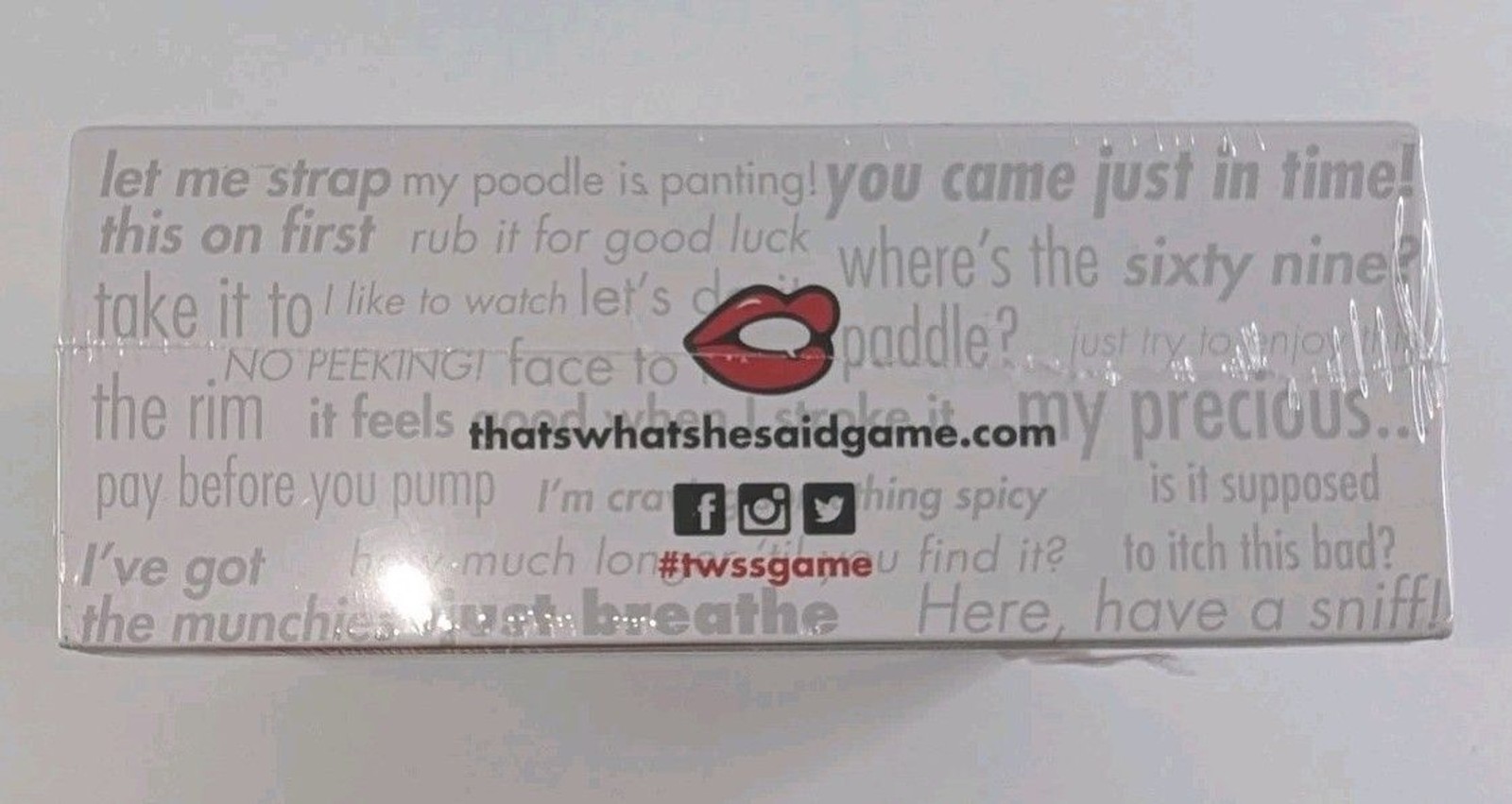 That’s What She Said The Twisted Party Game New Factory Sealed