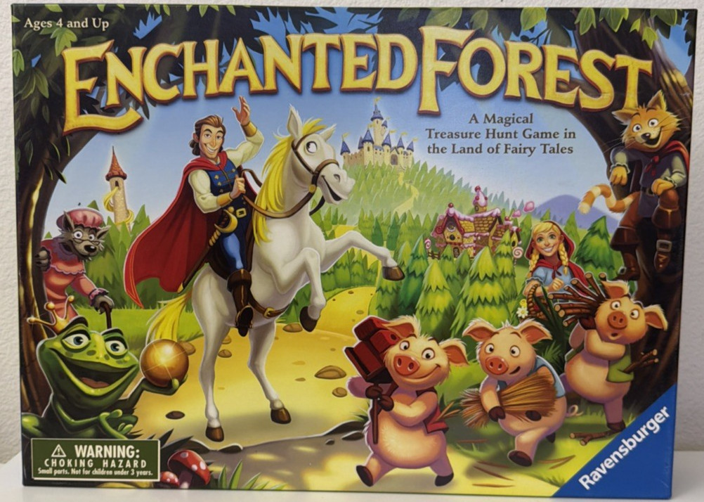Ravensburger Enchanted Forest Board Game Family Fairy Tale 2014 Open Box