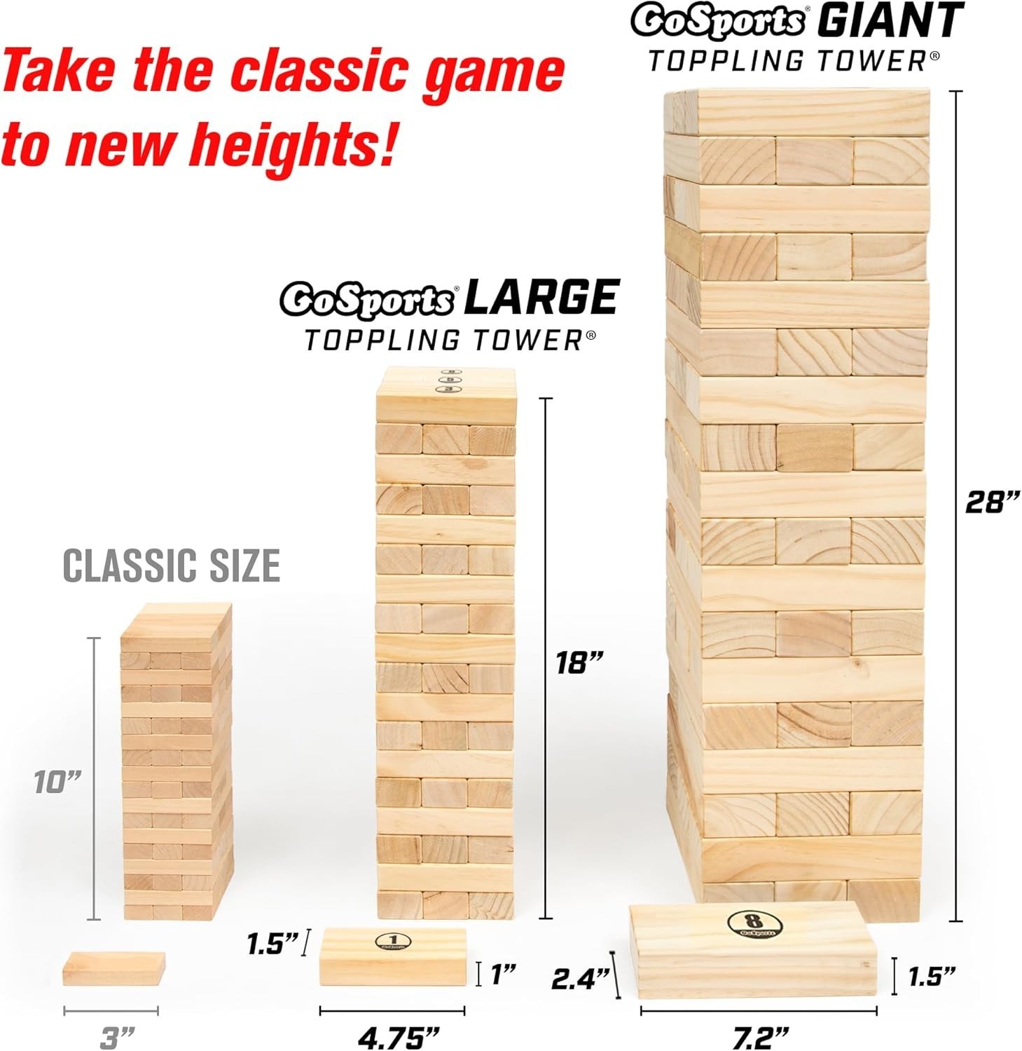 Engaging Giant Wooden Stacking Tower – Versatile Designs & Custom Rules