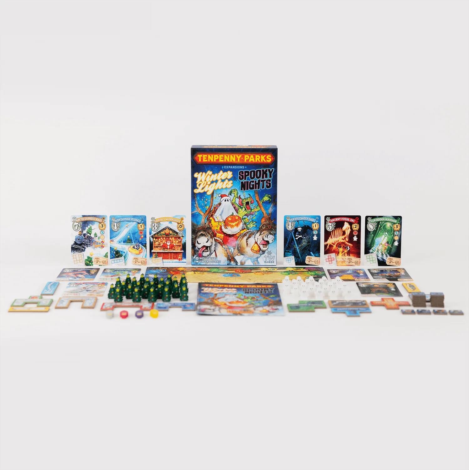 Tenpenny Parks:Winter Light & Spooky Nights by Thunderwork Games – SEALED