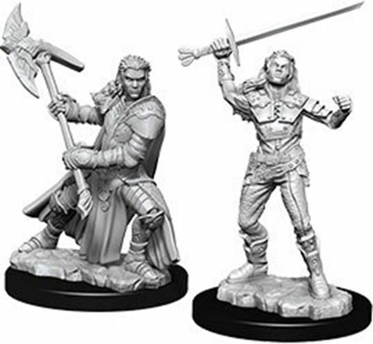 Half-Orc Female Fighter Wave 7 Nolzurs Marvelous Unpainted Miniatures