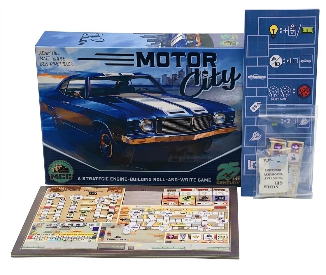 Motor City Kickstarter Edition by 25th Century Games – SEALED
