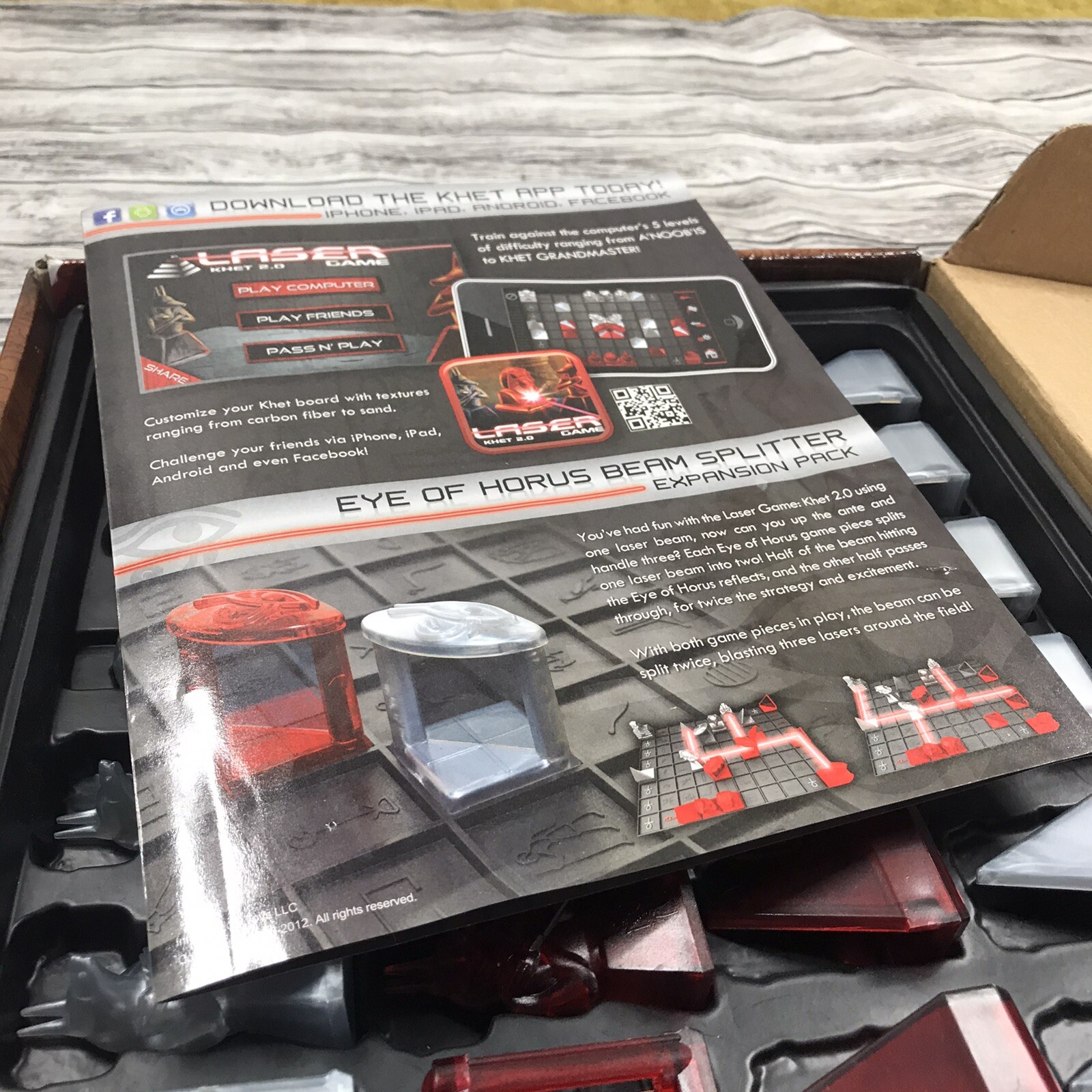 KHET 2.0 Laser Game Used |Toy of the Year | Mensa Select -COMPLETE