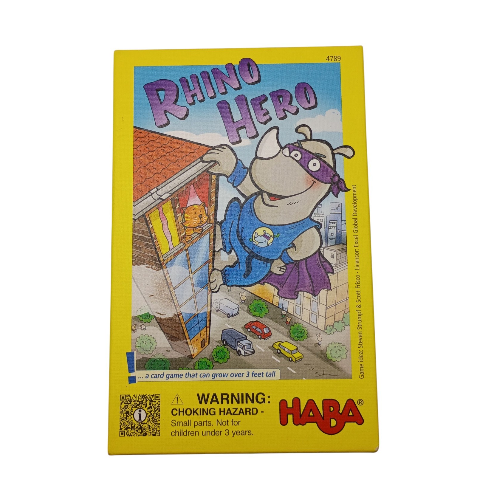 HABA Rhino Hero A Heroic Stacking Card Game for Ages 5 and Up 3-D 2-5 Players