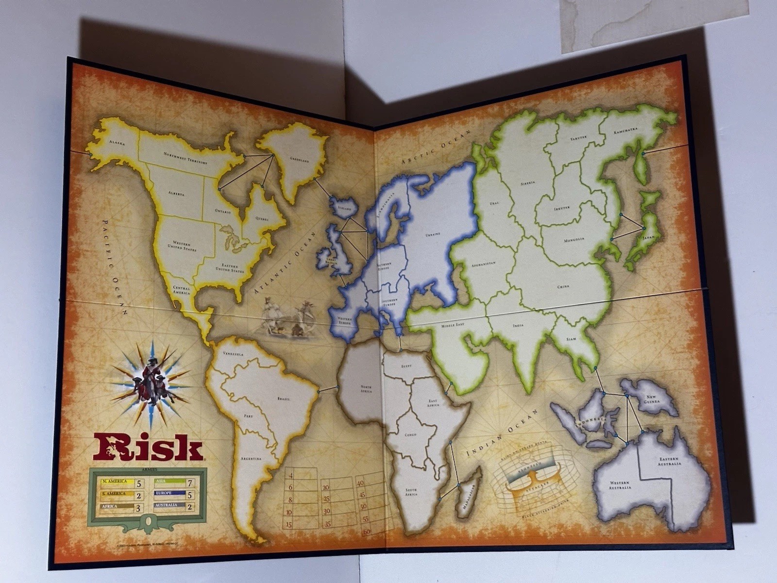 Risk The Game Of Global Domination 2003 Complete W Golden Token Great Condition