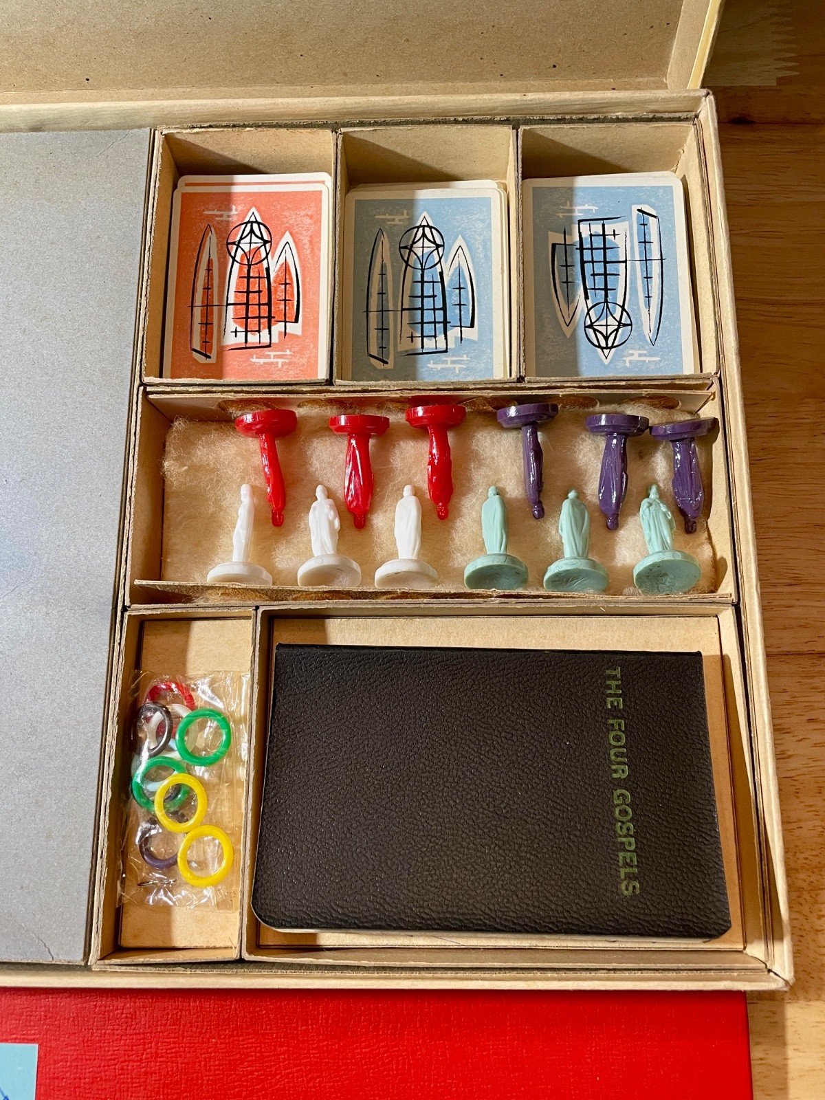 Vintage 1955 Parker Brothers “Going to Jerusalem” Bible Game – Complete