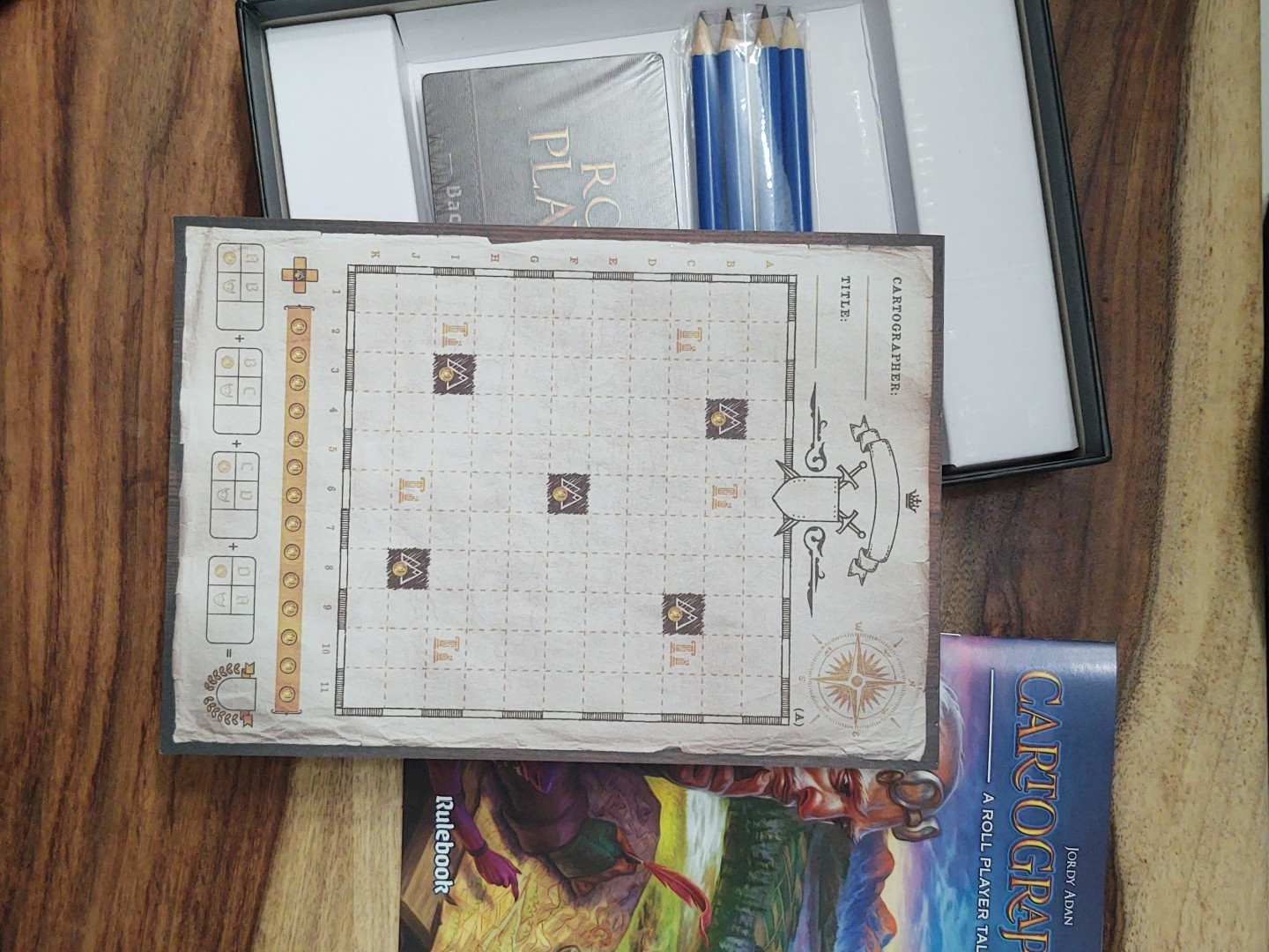 NIB Cartographers Roll Player Tale (TW Games) By Jordy Adan COMPLETE Unopened