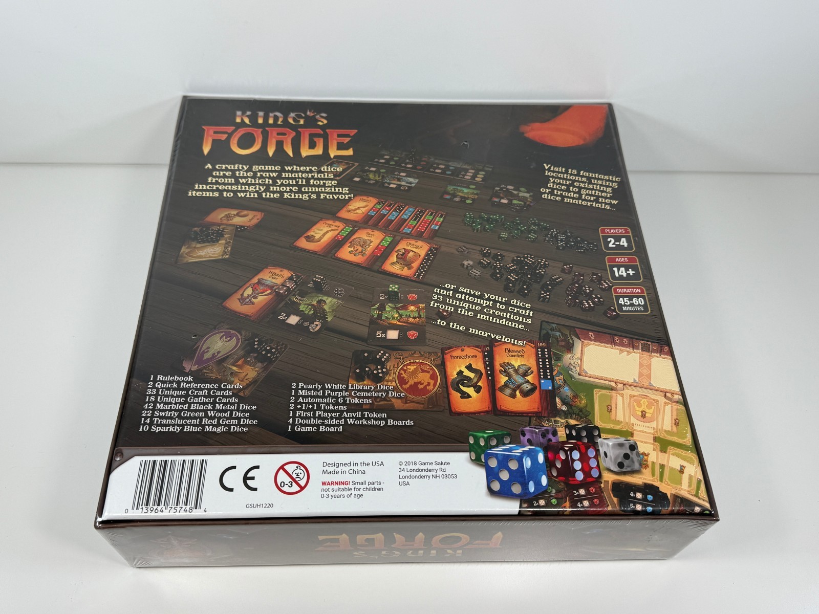 King’s Forge Board Game Sealed 2018 Starling Games Nick Sibicky