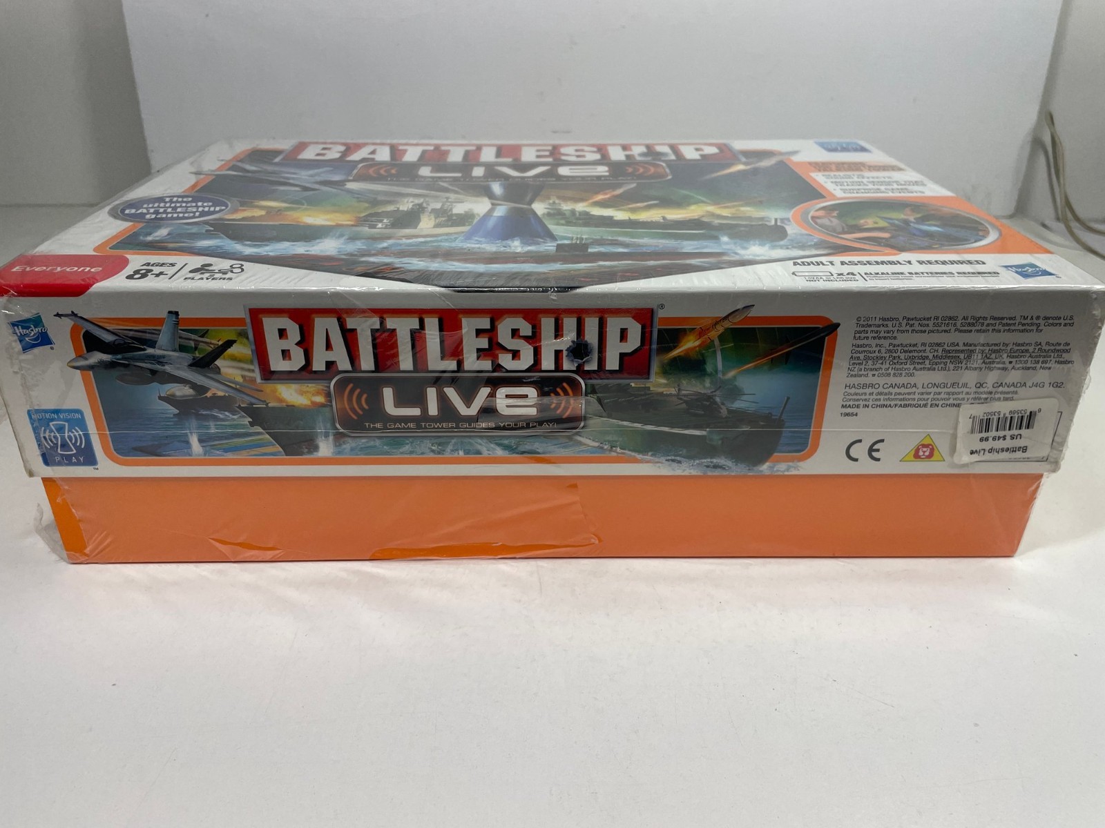 Hasbro Battleship Live Board Game 2011 Electronic Talking Tower NEW Sealed Box