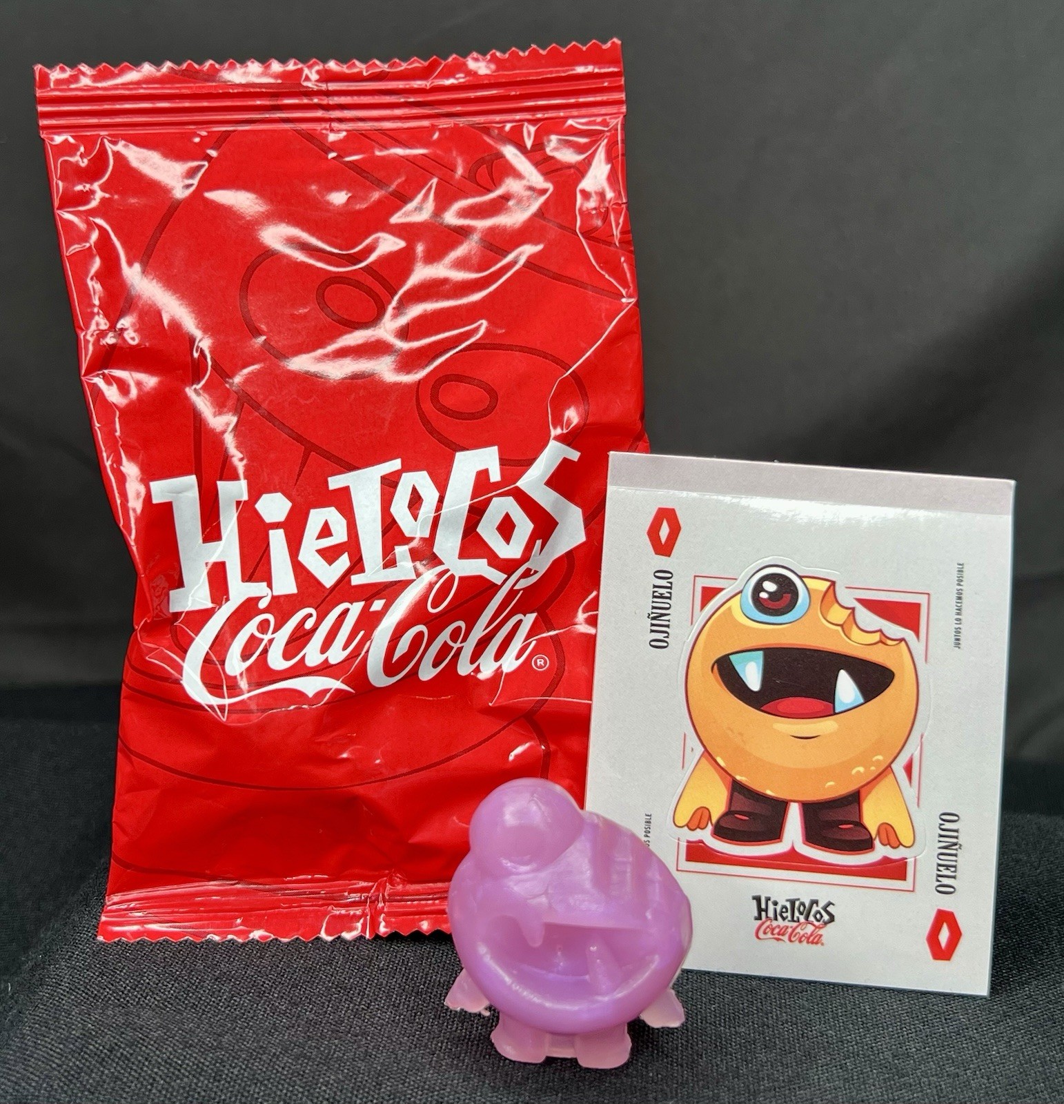 Hielocos Coca-Cola Crazy Bones New Set Ojiñuelo In This Pack, Color Change Read