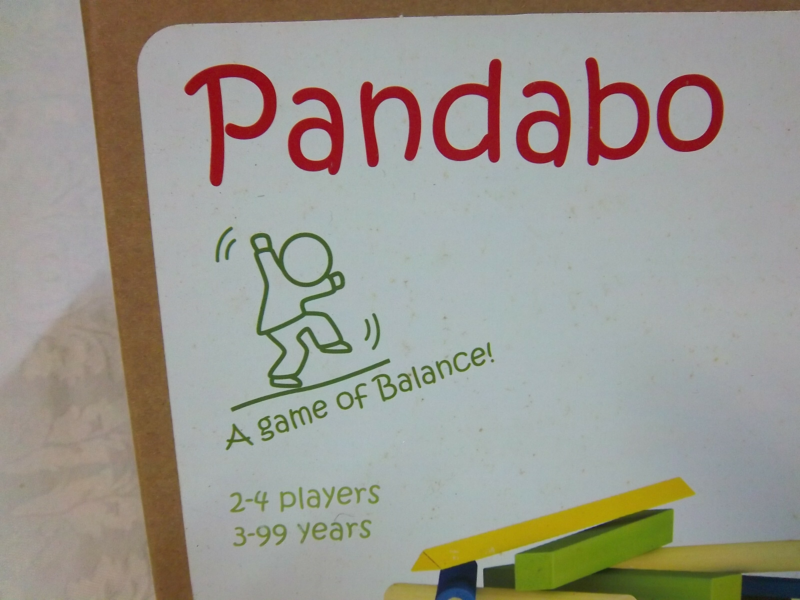 Pandabo A Game of Balance 2-4 Players 3-99 Years Hape
