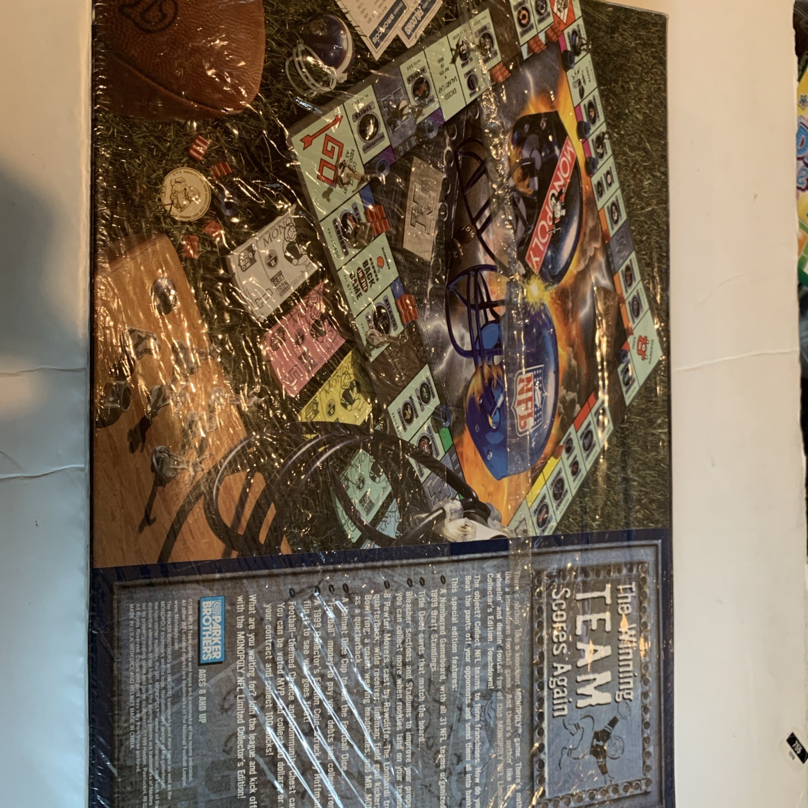 Monopoly NFL Grid Iron Edition 1999 New Sealed Gt