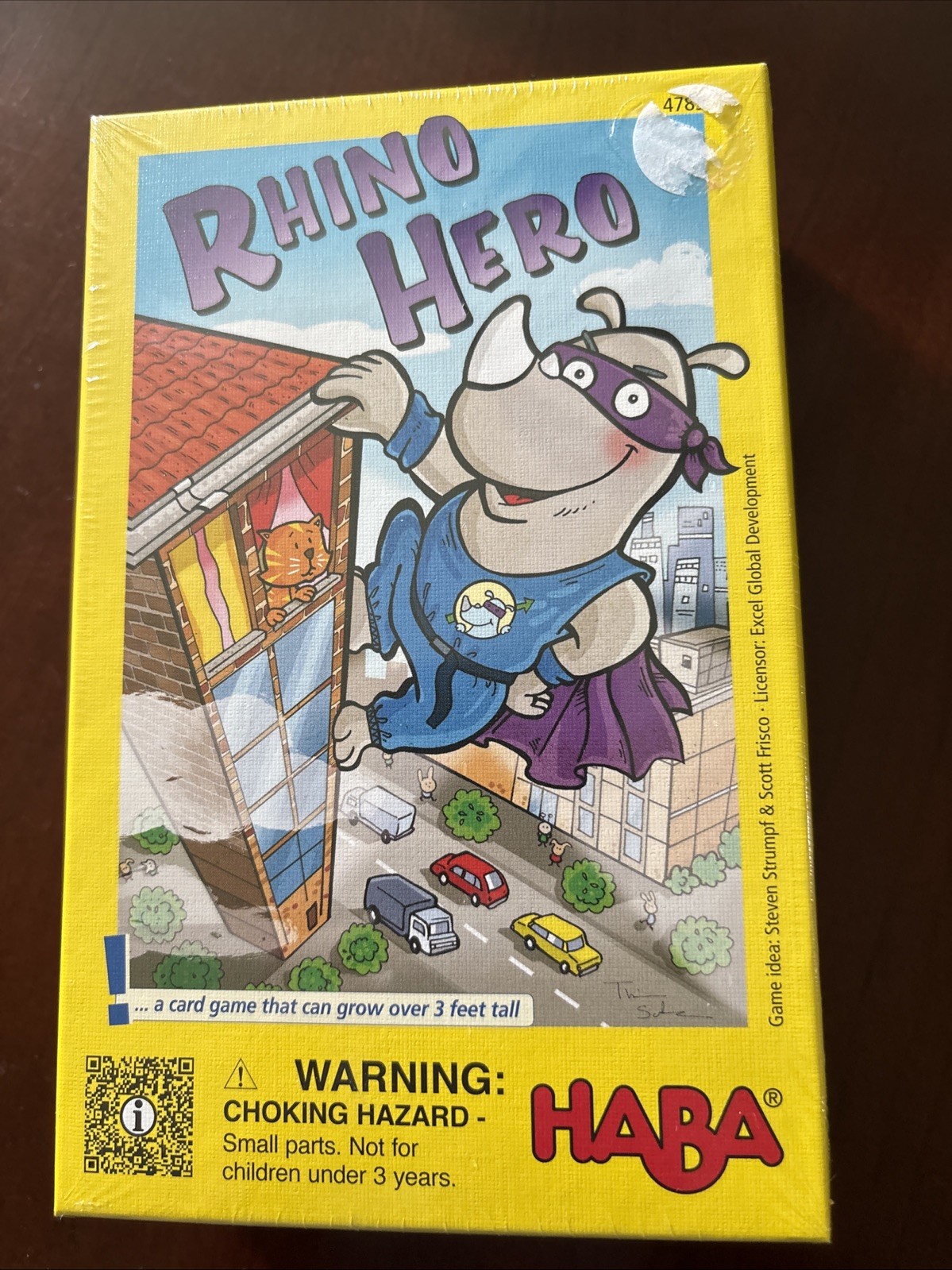 NEW HABA Rhino Hero A Heroic Stacking Card Game for Ages 5 and Up