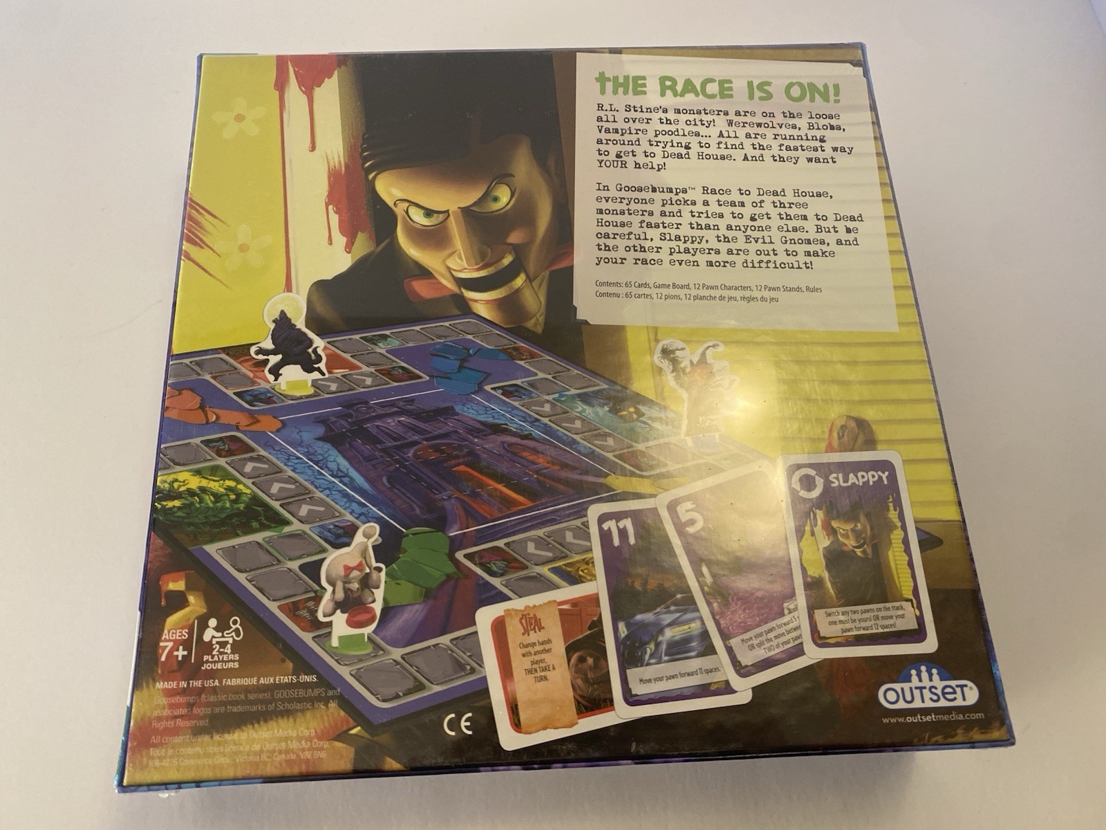 Brand New SEALED Goosebumps: Race To Dead House Board Game!