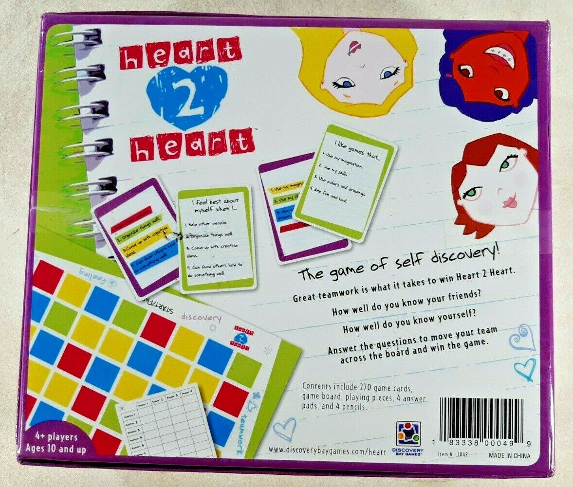 Heart 2 Heart Card Game The game of self discovery me