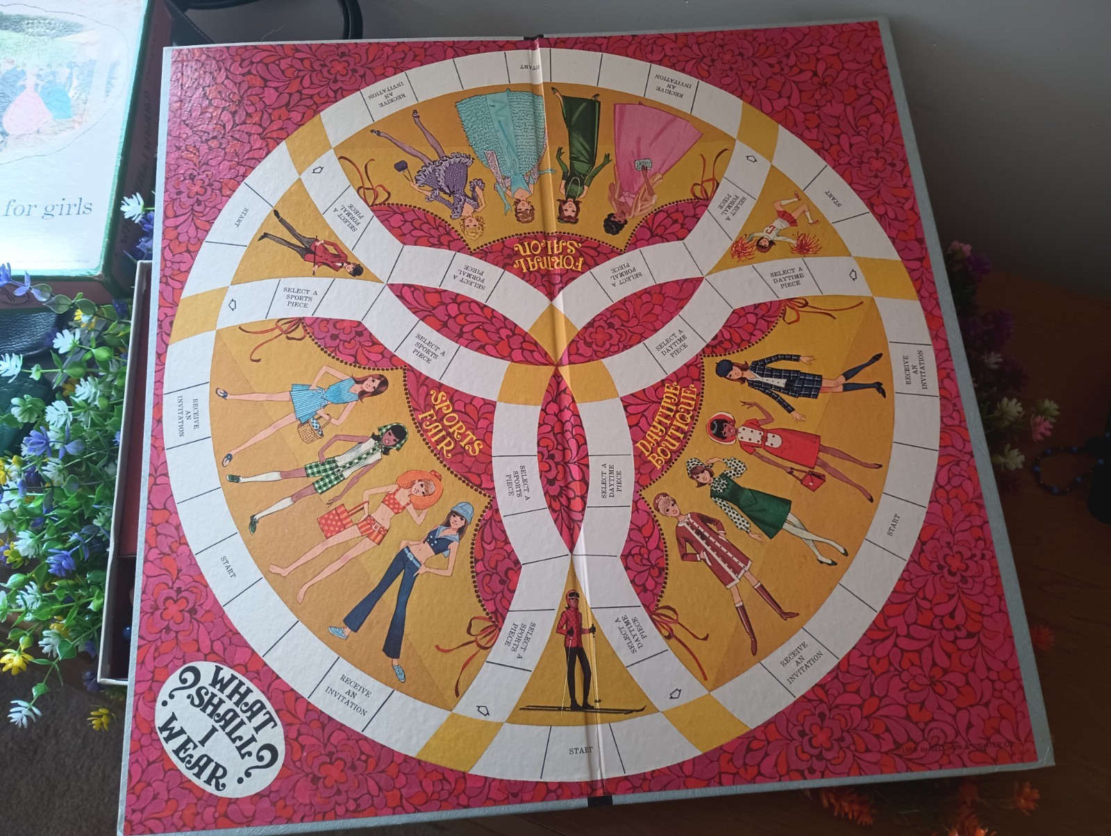 What Shall I Wear? Selchow & Richter Board Game 2-4 Players Ages 8+ 1969