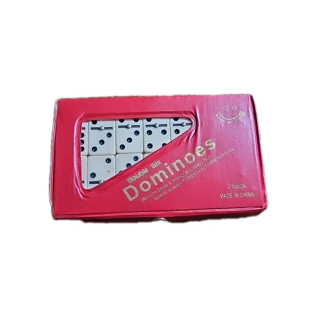 Dominoes – 28pcs with Snap Case – Double Six Brand