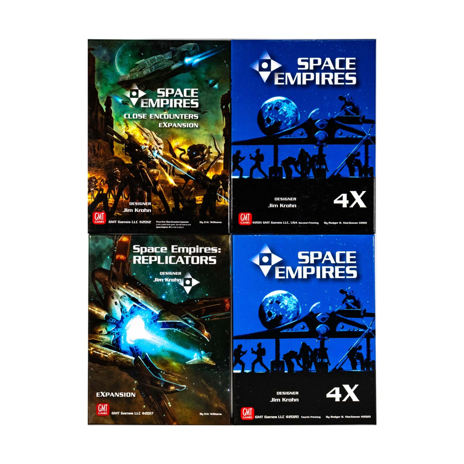 GMT Space Empires 4X Collection #6 – Base Game x2 + 2 Expansions + Ext VG+/NM