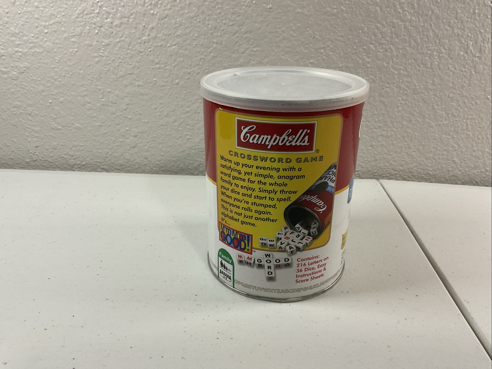 Campbell’s Soup Alphabet Crossword Dice Game 2011 With Instructions NEW