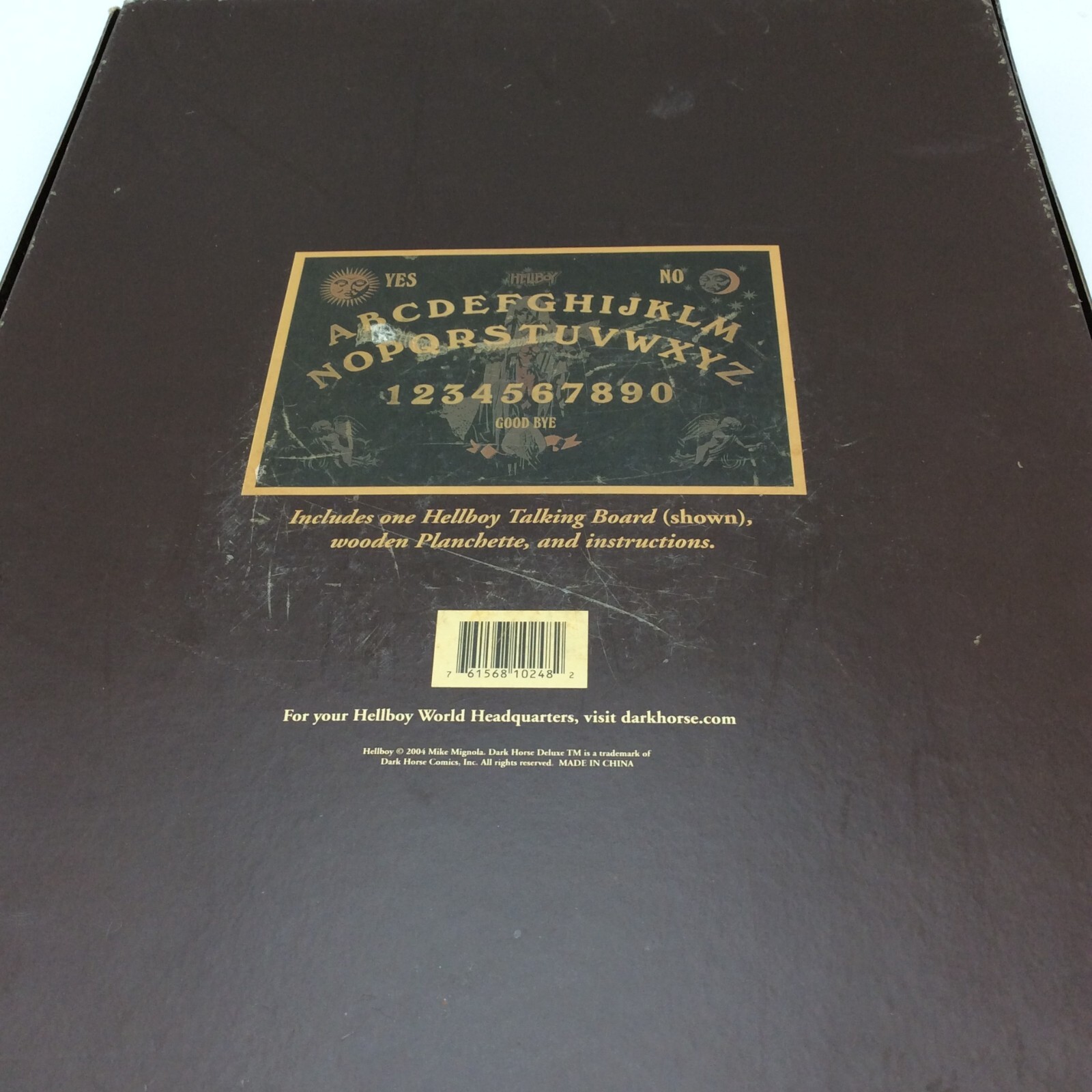 Darkhorse Deluxe HELLBOY TALKING BOARD 2004 Box Shows Wear – See Photos (Ouija)