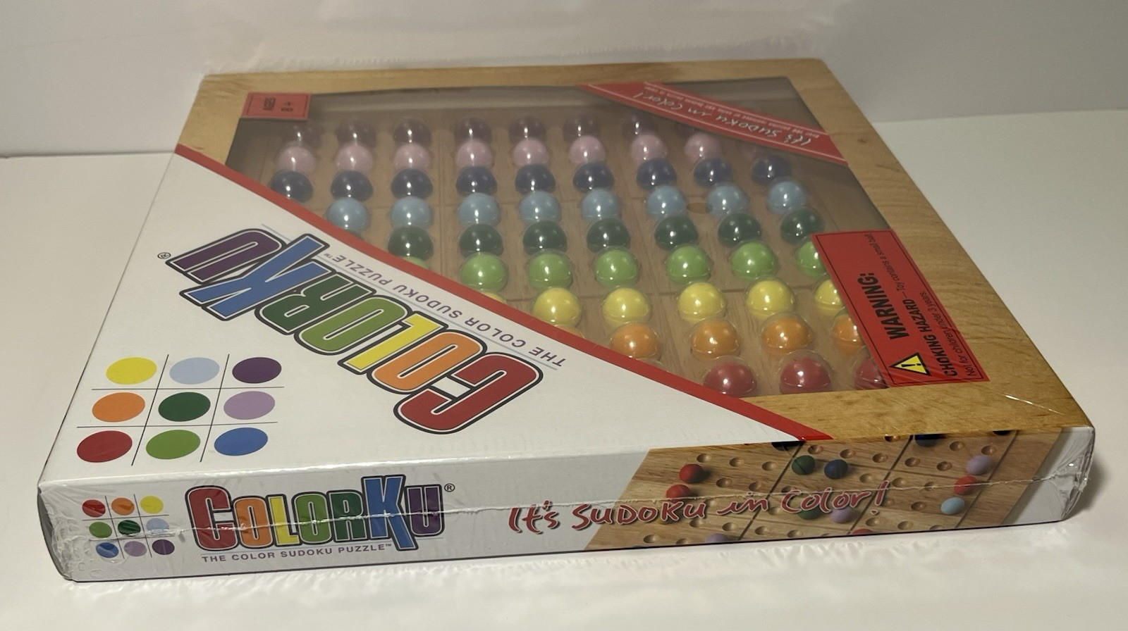 ColorKu Sudoku in Color Solid Wood Strategic Puzzle Board Game with Solutions