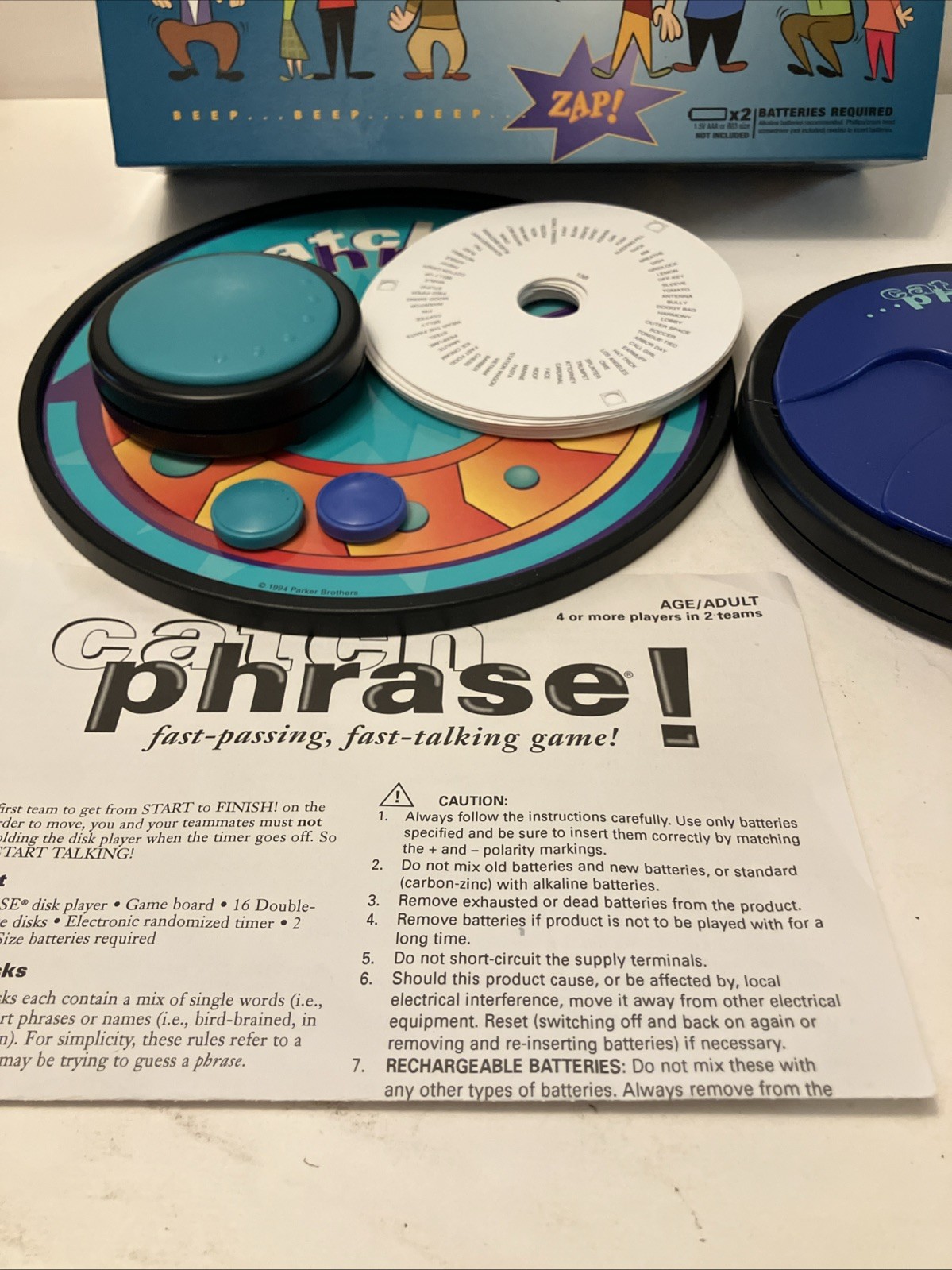 2007 Catch Phrase Parker Brothers Adult Party Game Target Exclusive Complete