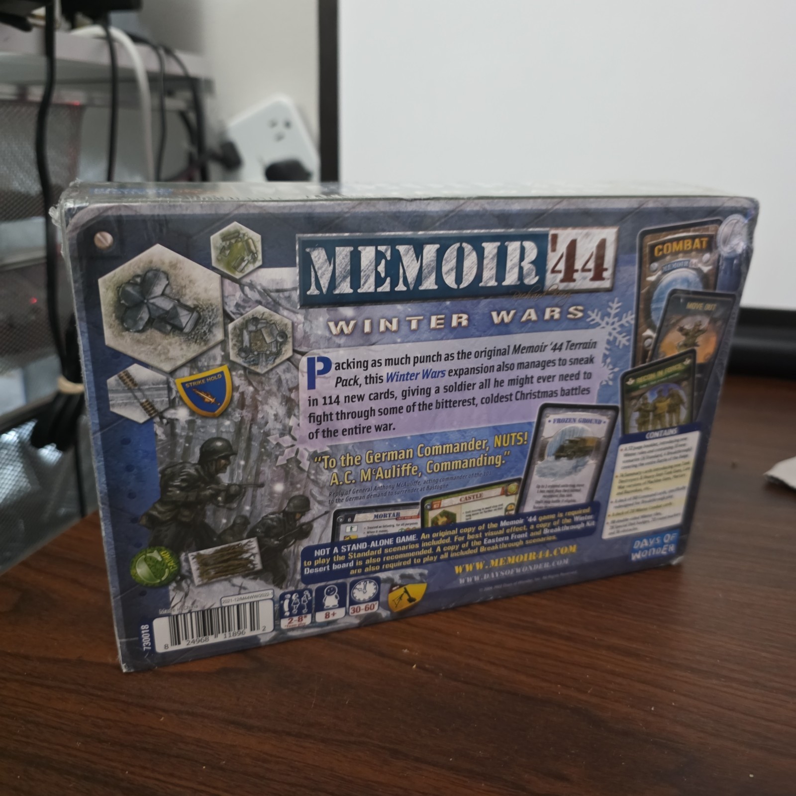 Memoir ’44 Winter Wars Board Game Expansion WWII War Tabletop Days of Wonder NEW