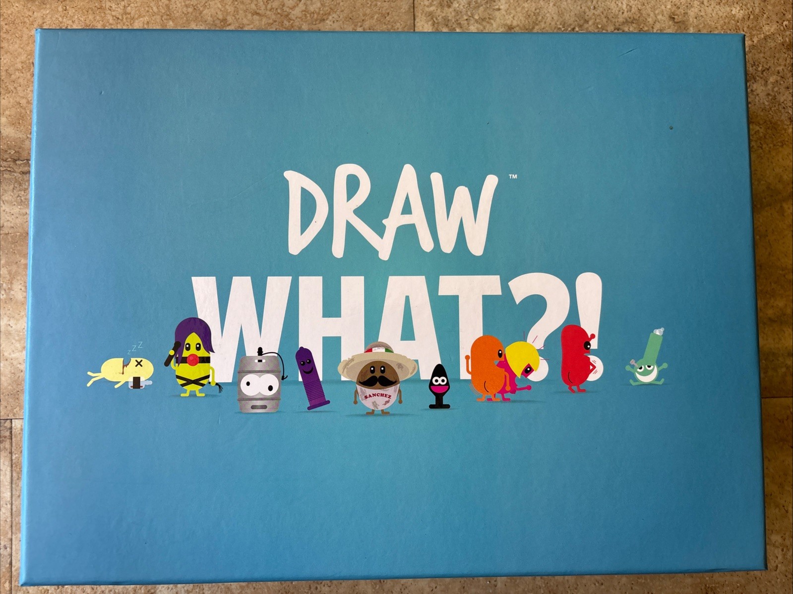 Draw What?! Adult Board Game Rare 100% COMPLETE